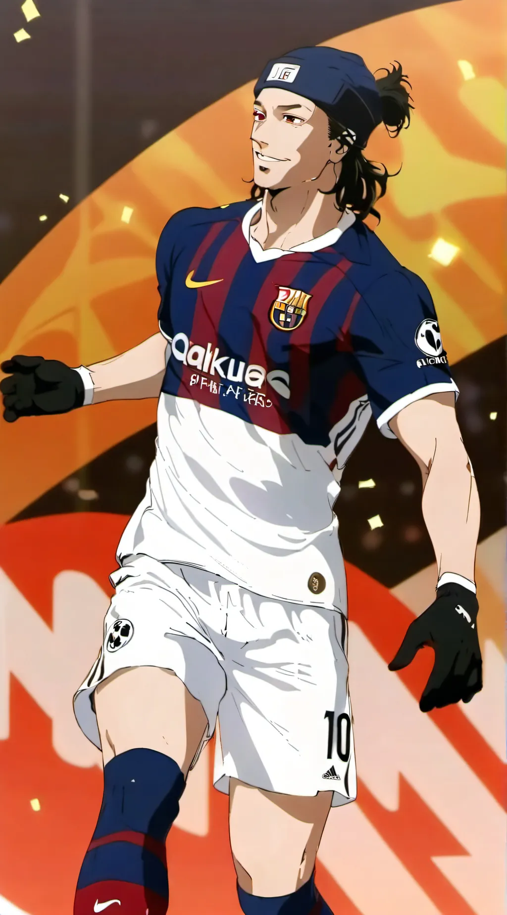 ai character: Ronaldinho  background