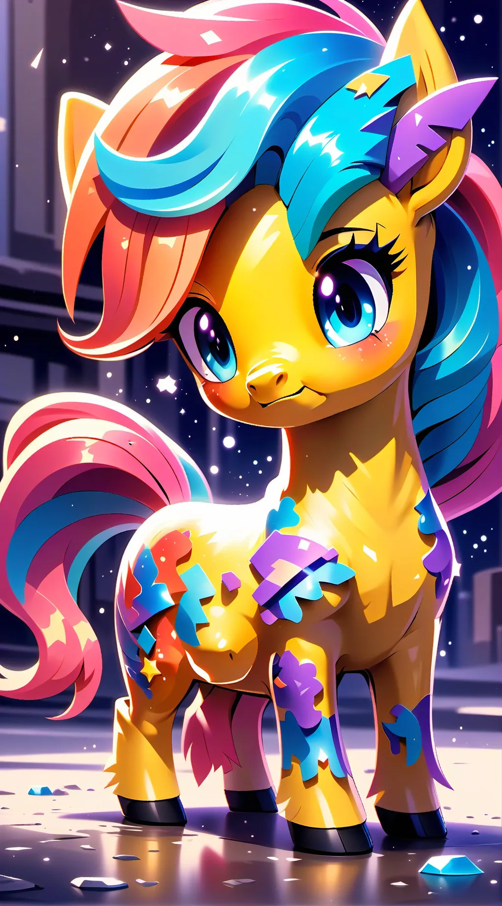 ai character: lery background