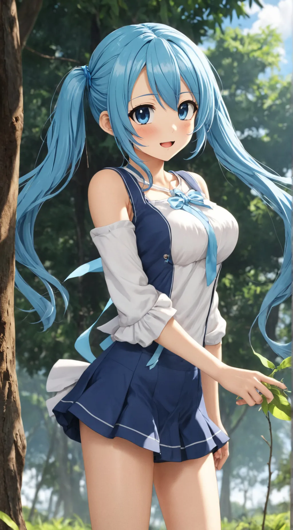 ai character: Hatsune Miku background