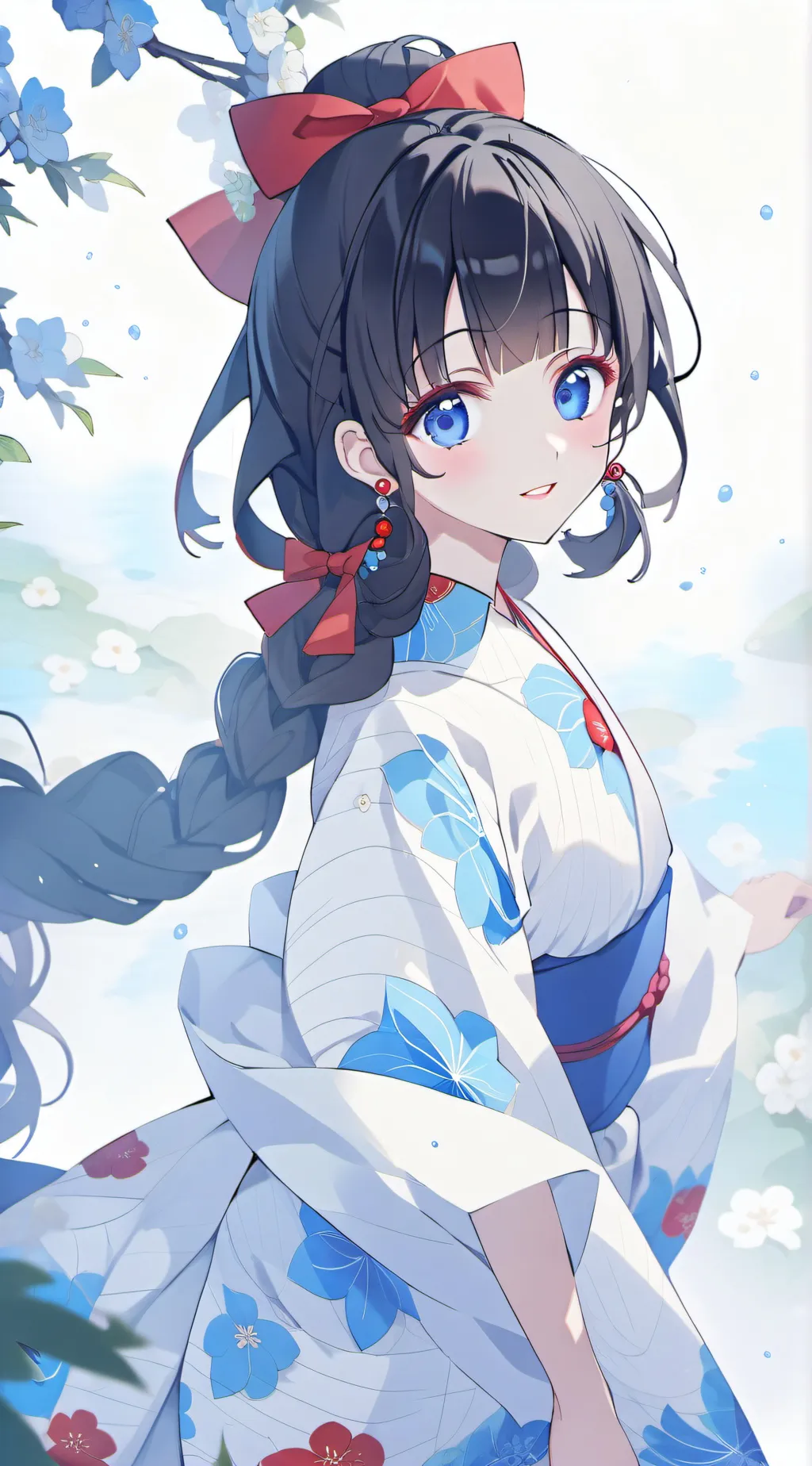 ai character: tsutako Tomioka  background