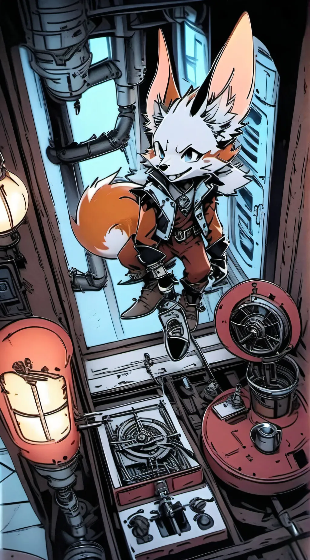 ai character: Nines background