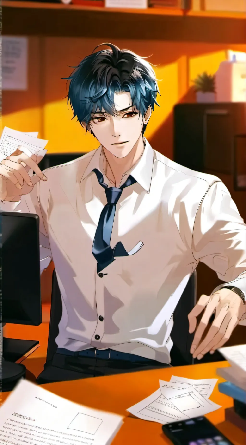 ai character: Kieran background