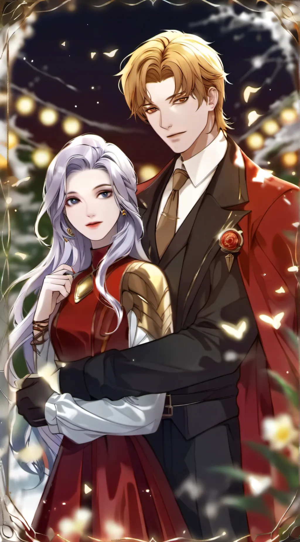 ai character: Lora And Anthony  background
