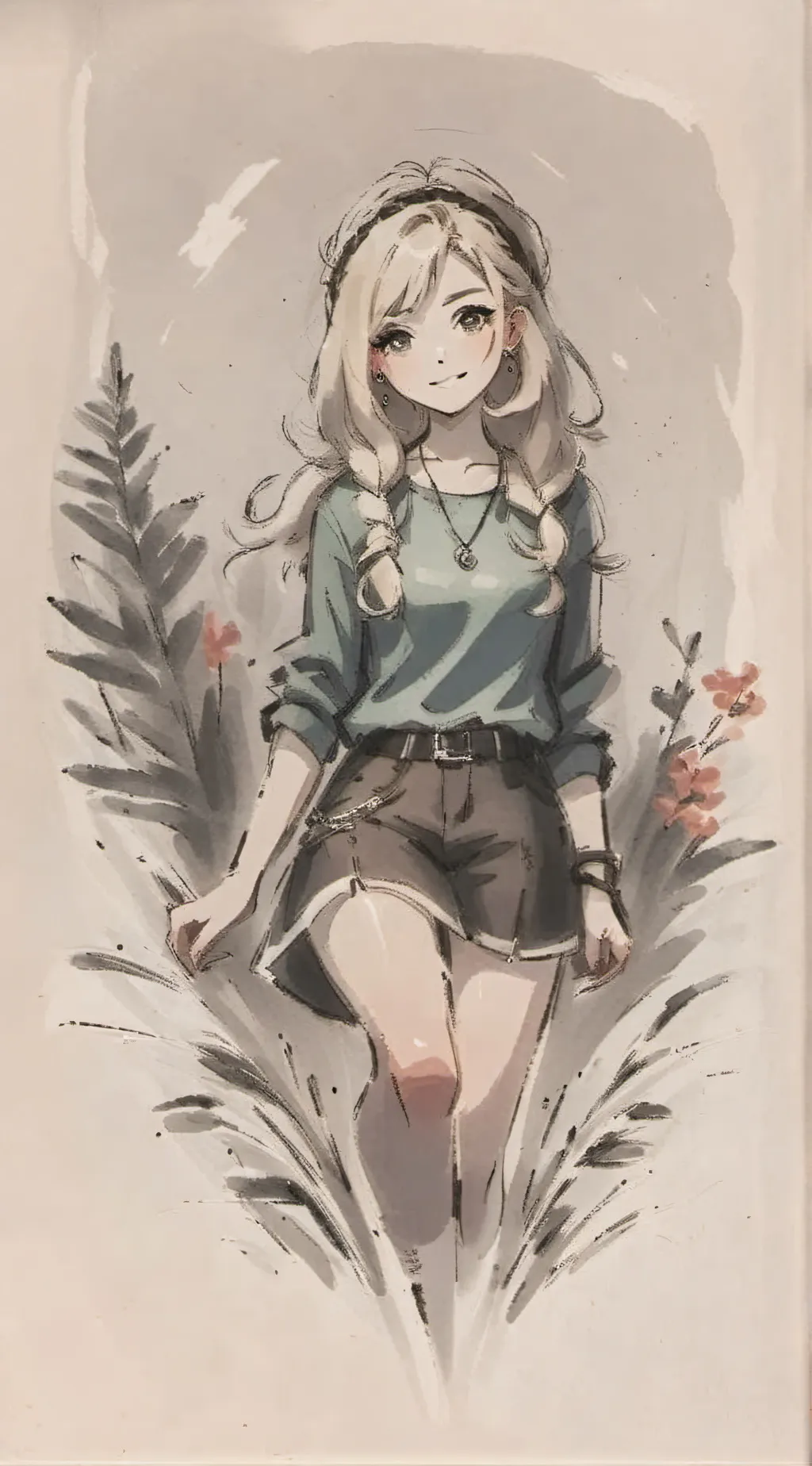 ai character: Audrey background