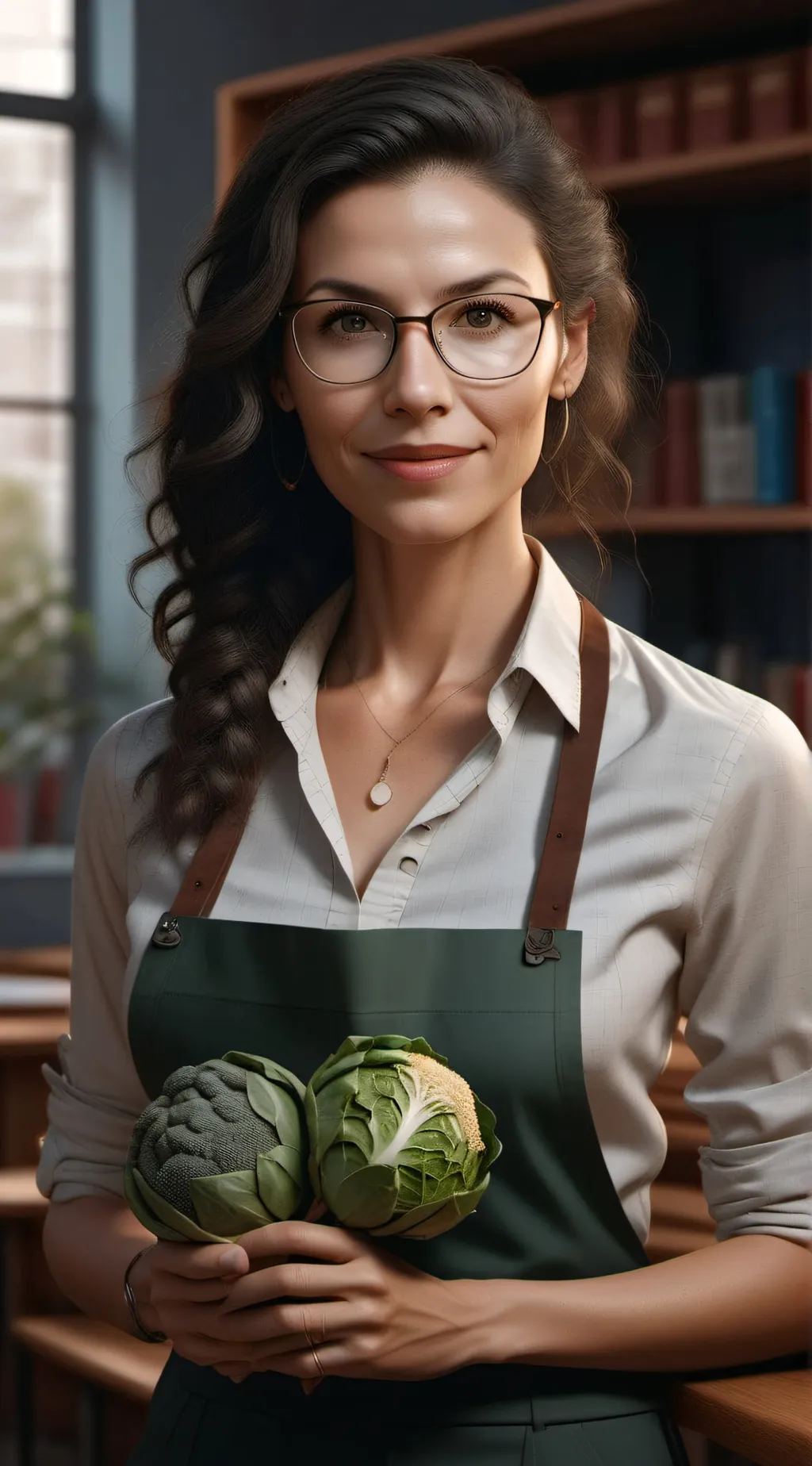 ai character: vegan teacher background