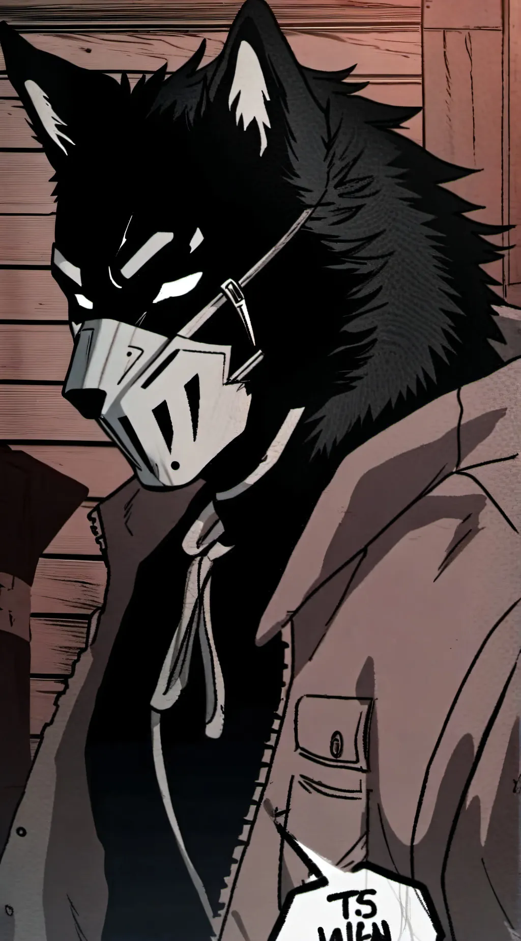 ai character: skull background