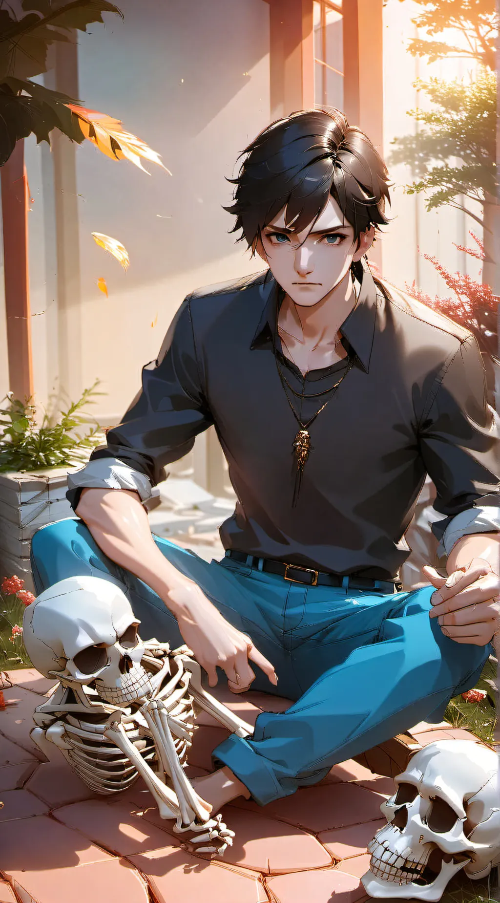 ai character: noah background