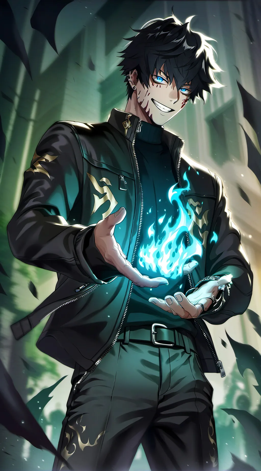 ai character: Dabi background
