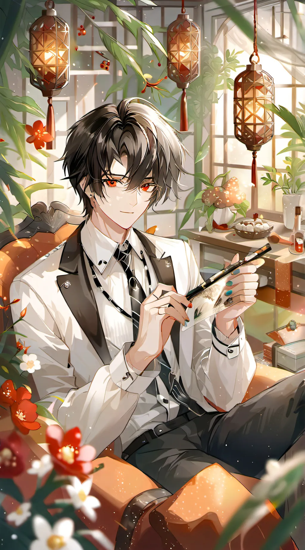 ai character: Max background