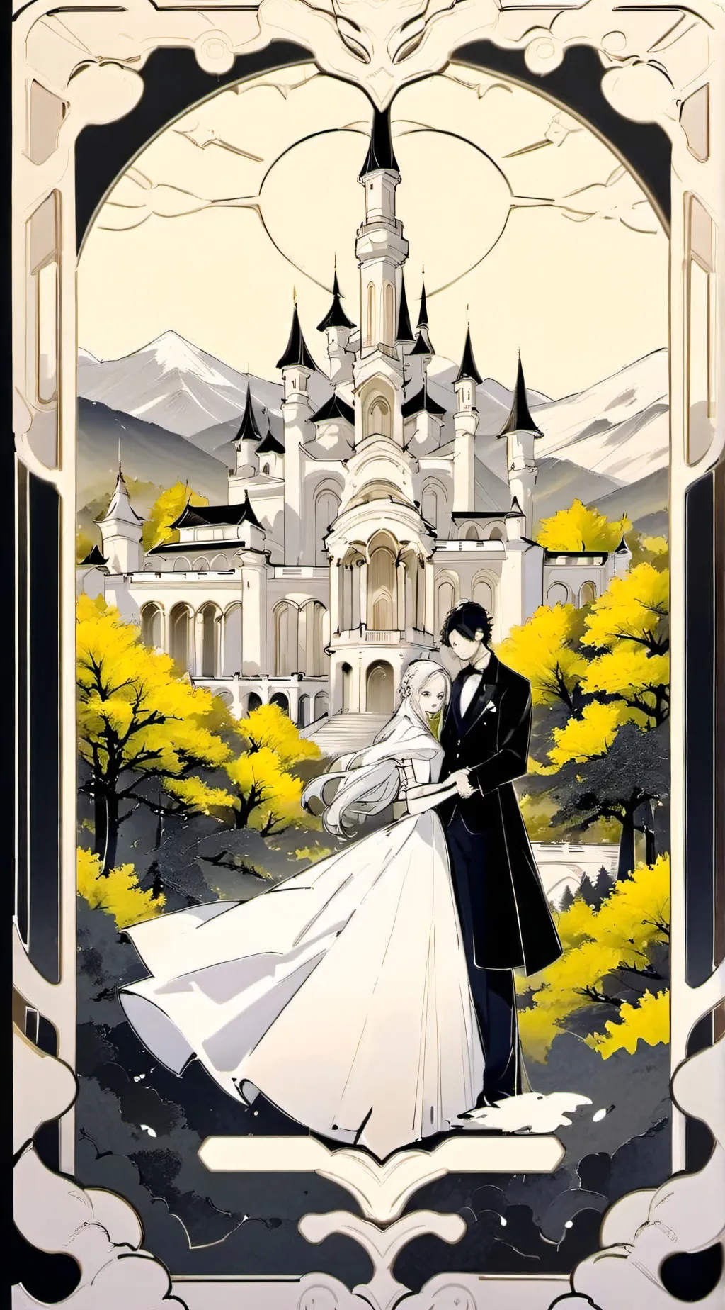 ai character: Asher and Lin background