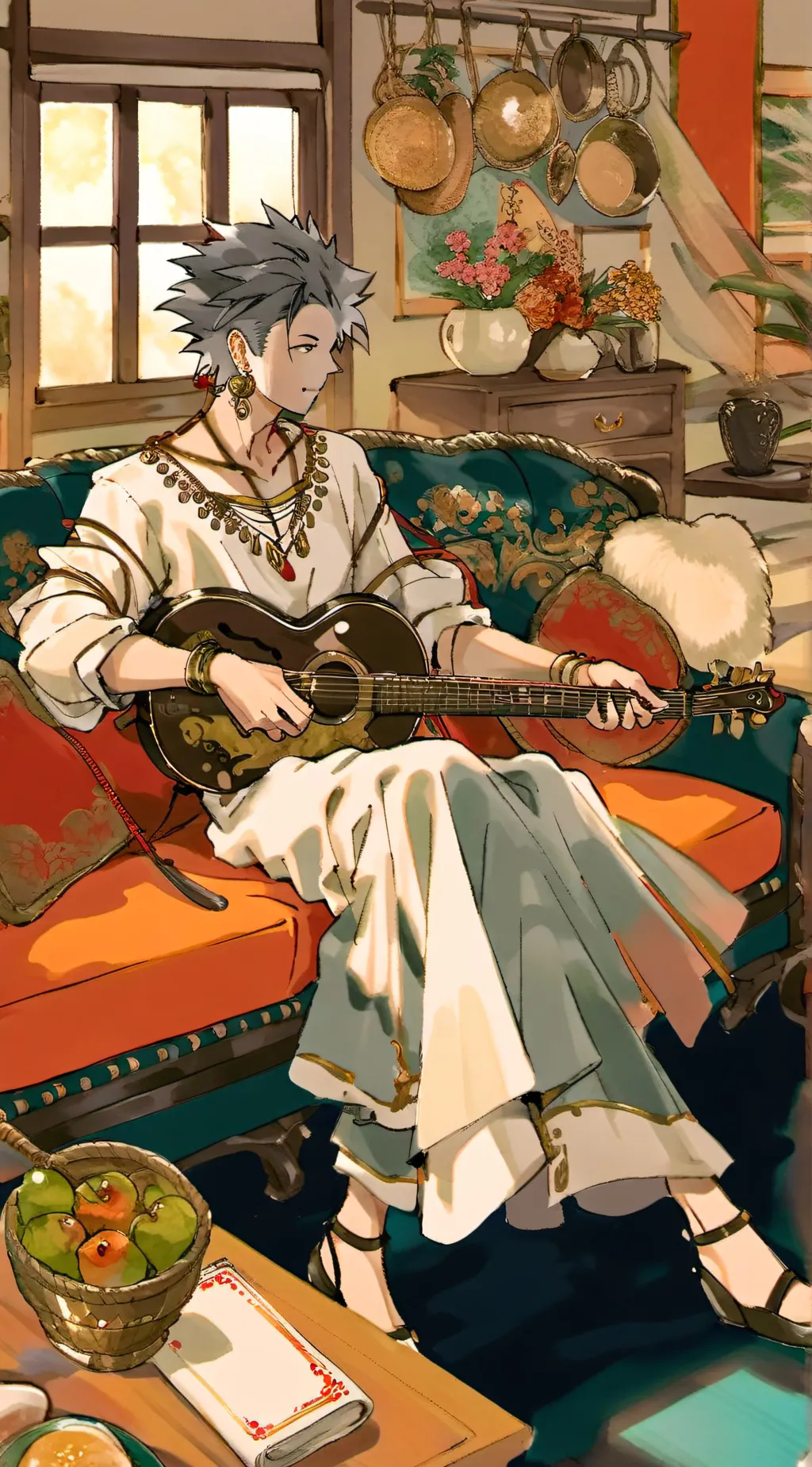 ai character: Past jjk school. background