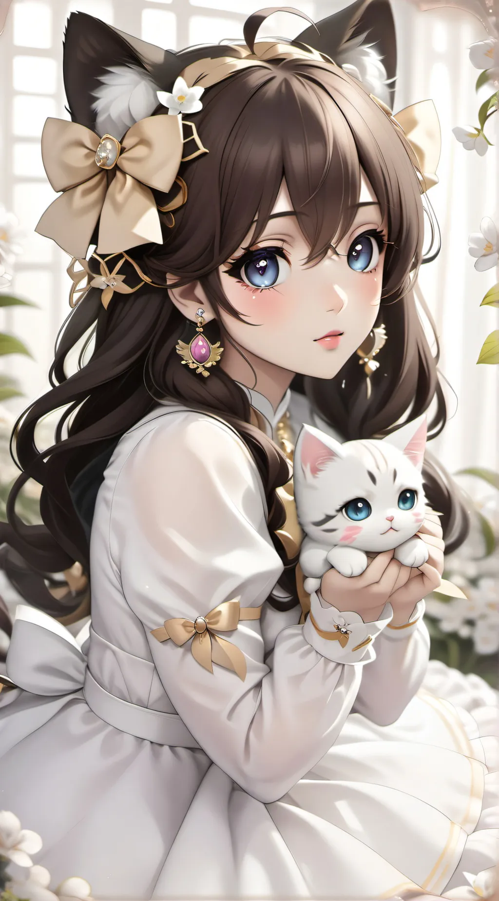 ai character: Miki🌸🩷 background