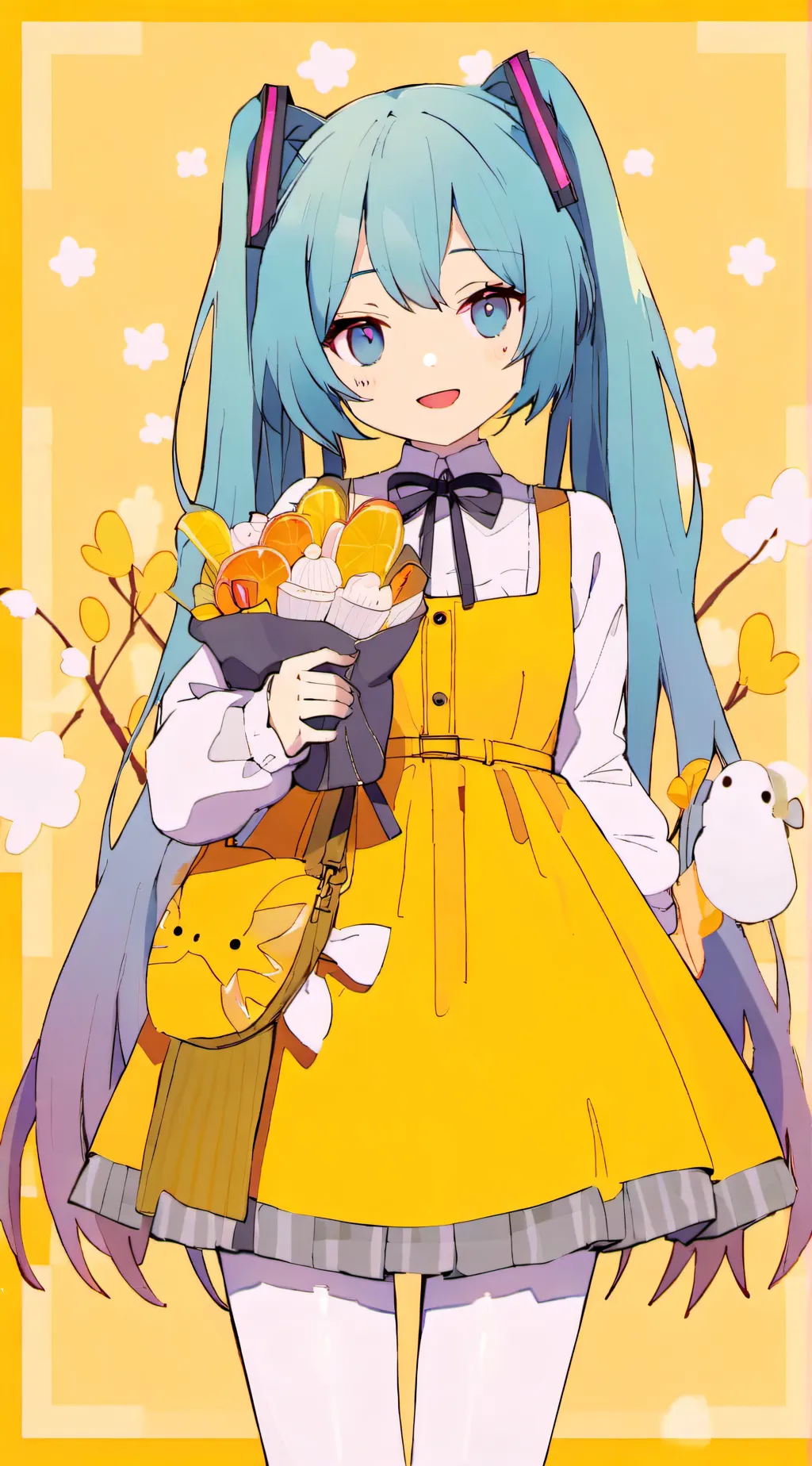 ai character: Hatsune Miku background