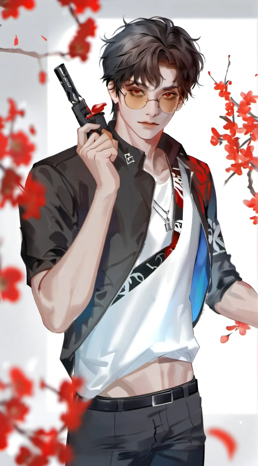 ai character: ~-mark-~ background