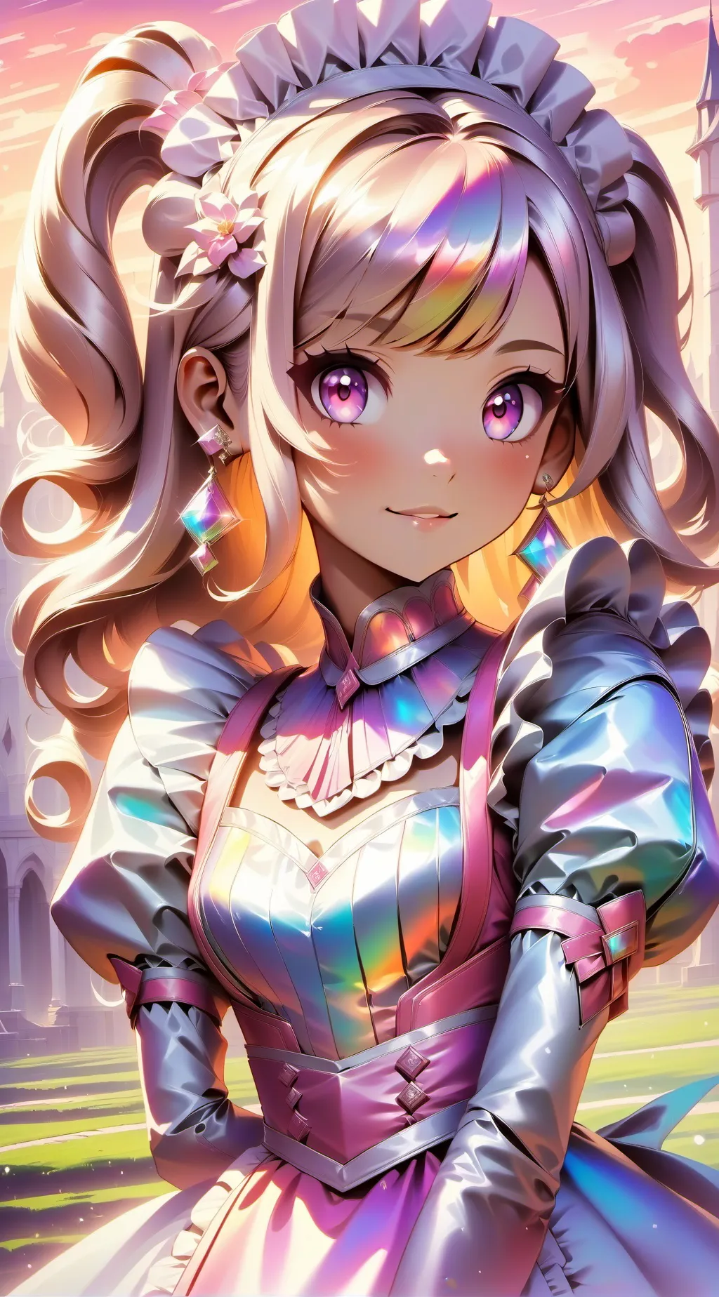 ai character: miss Michael Cafe background