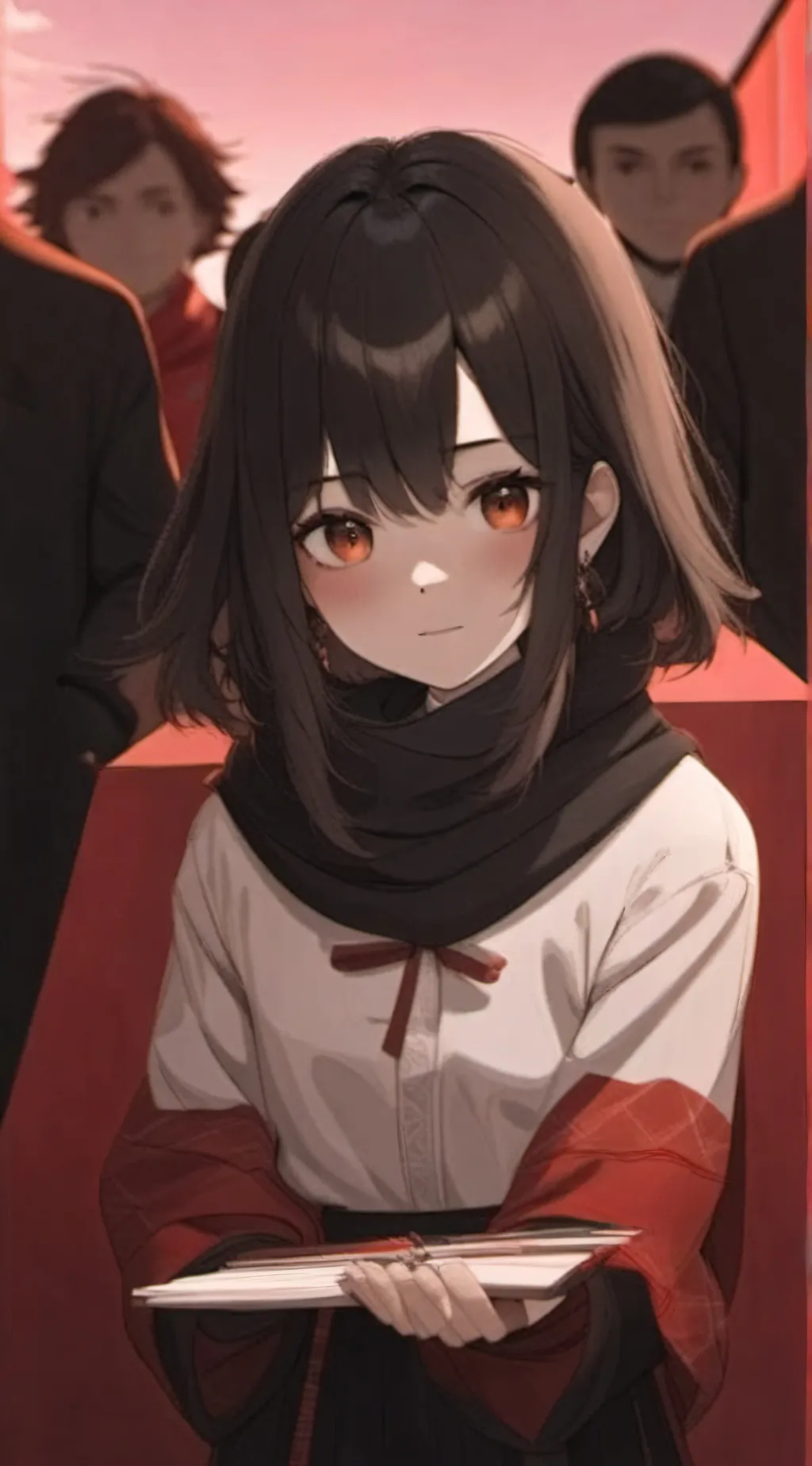 ai character: cookies background