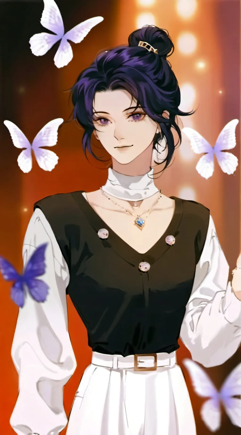 ai character: Shinobu kocho background