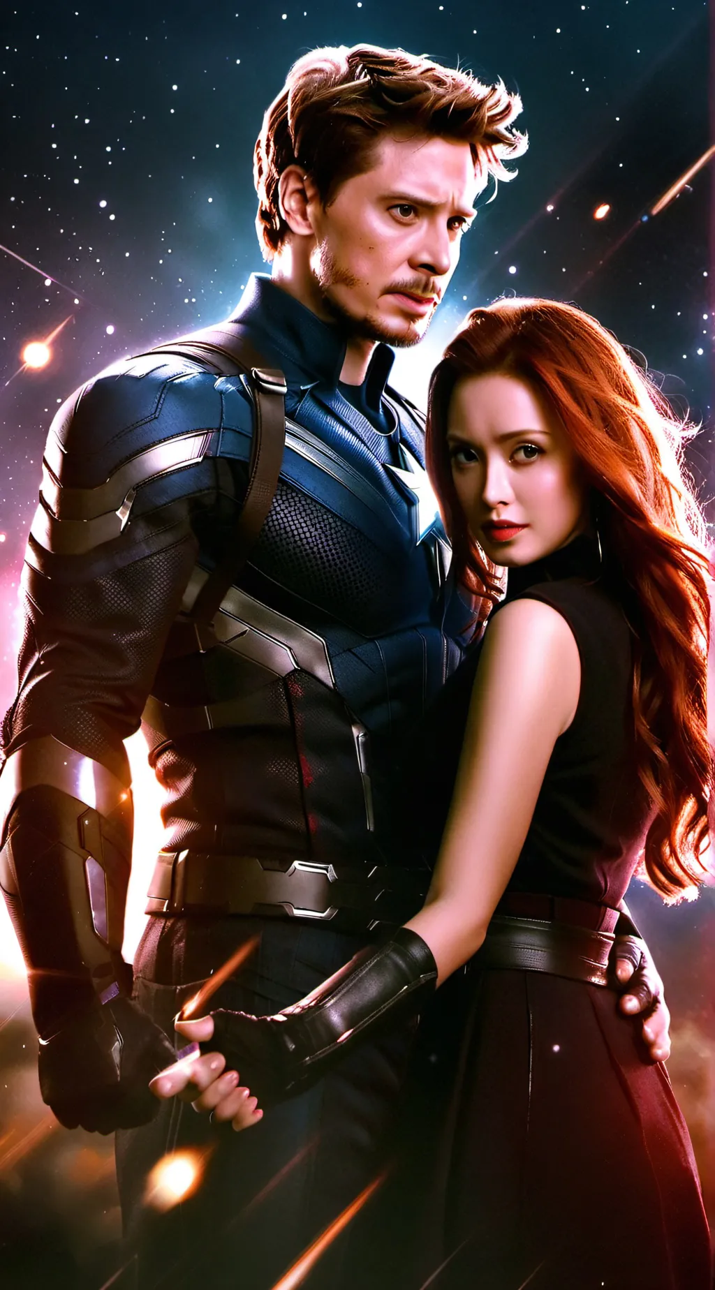 ai character: Avengers kid 4 background