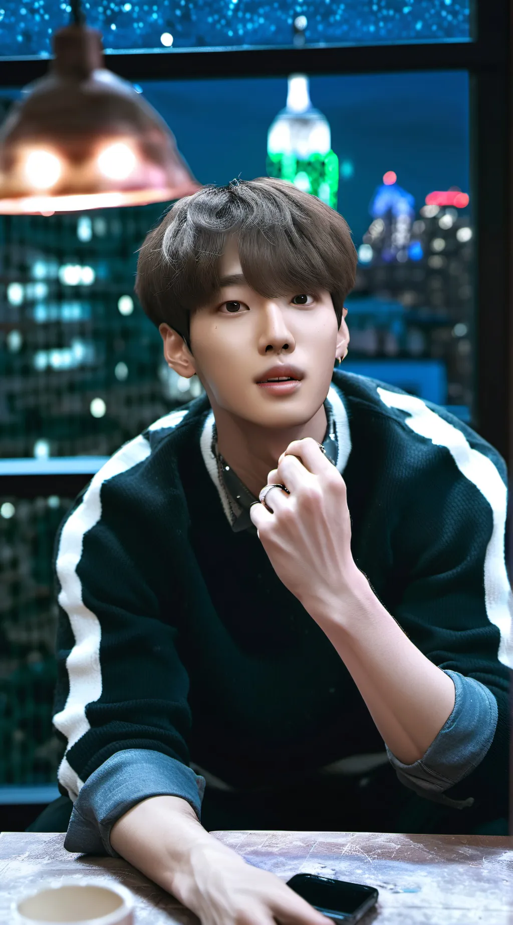 ai character: BtsNeverhave Iever background