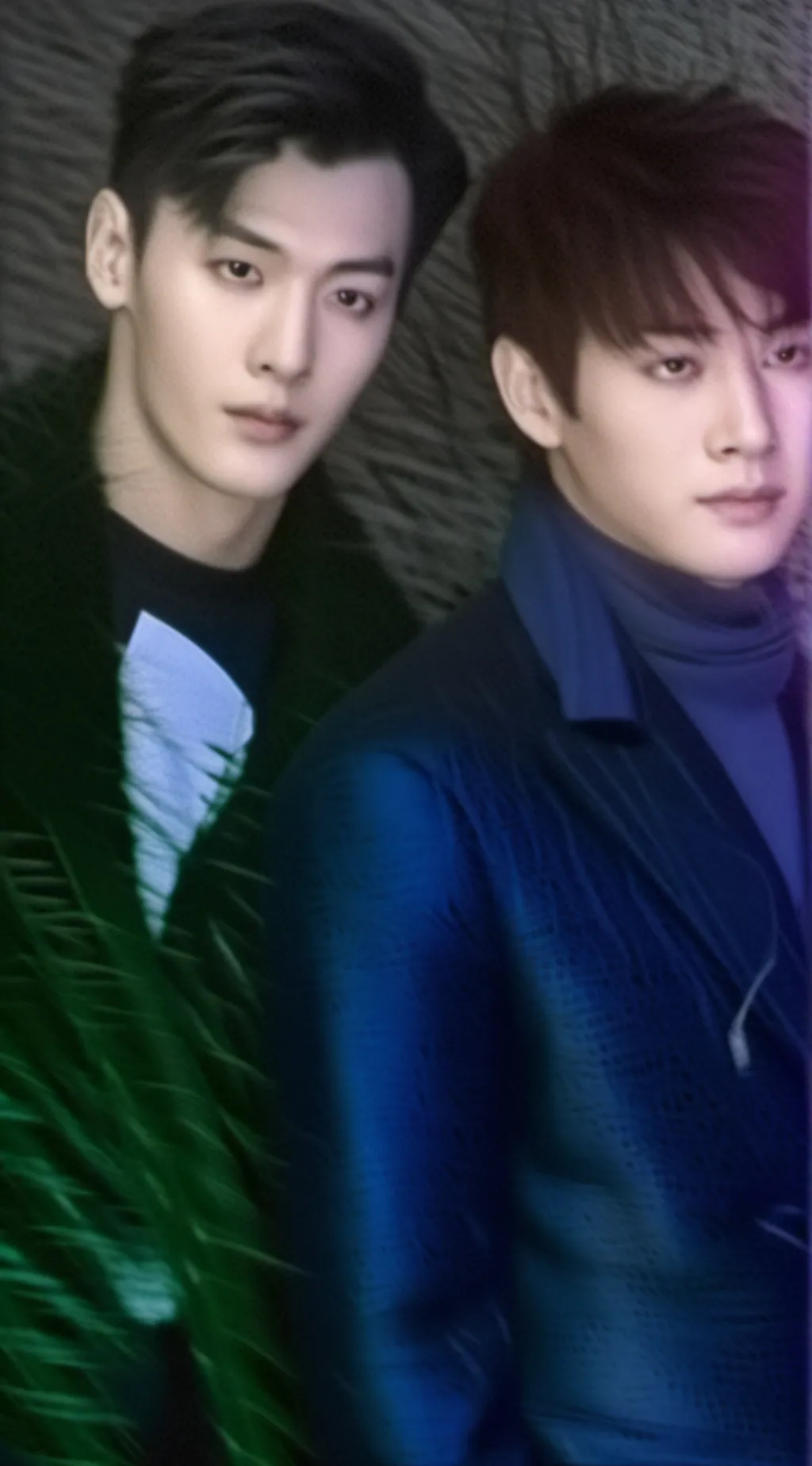 ai character: Justin and Andrew background