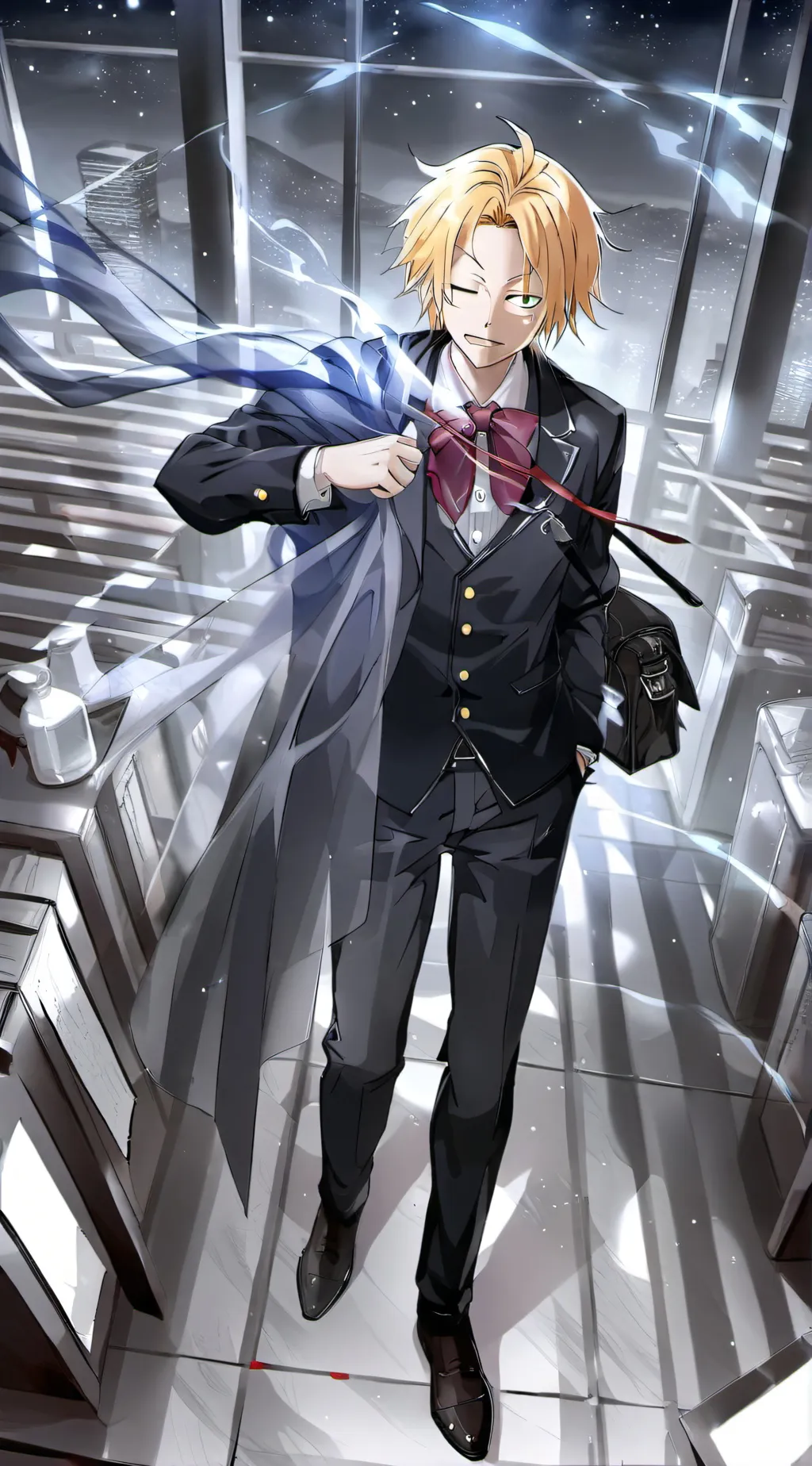 ai character: Kamanari  background