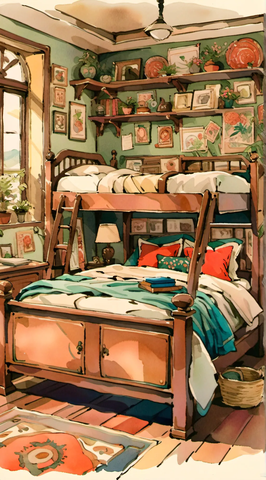 ai character: Class 1-A dorm background