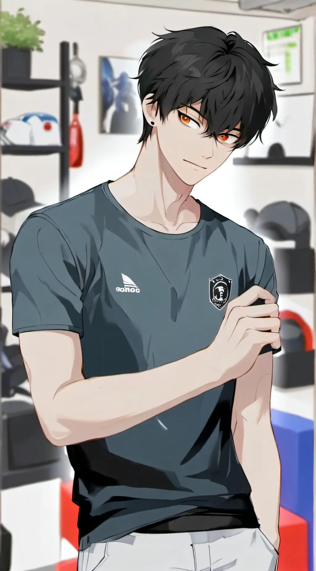 ai character: Xavier  background