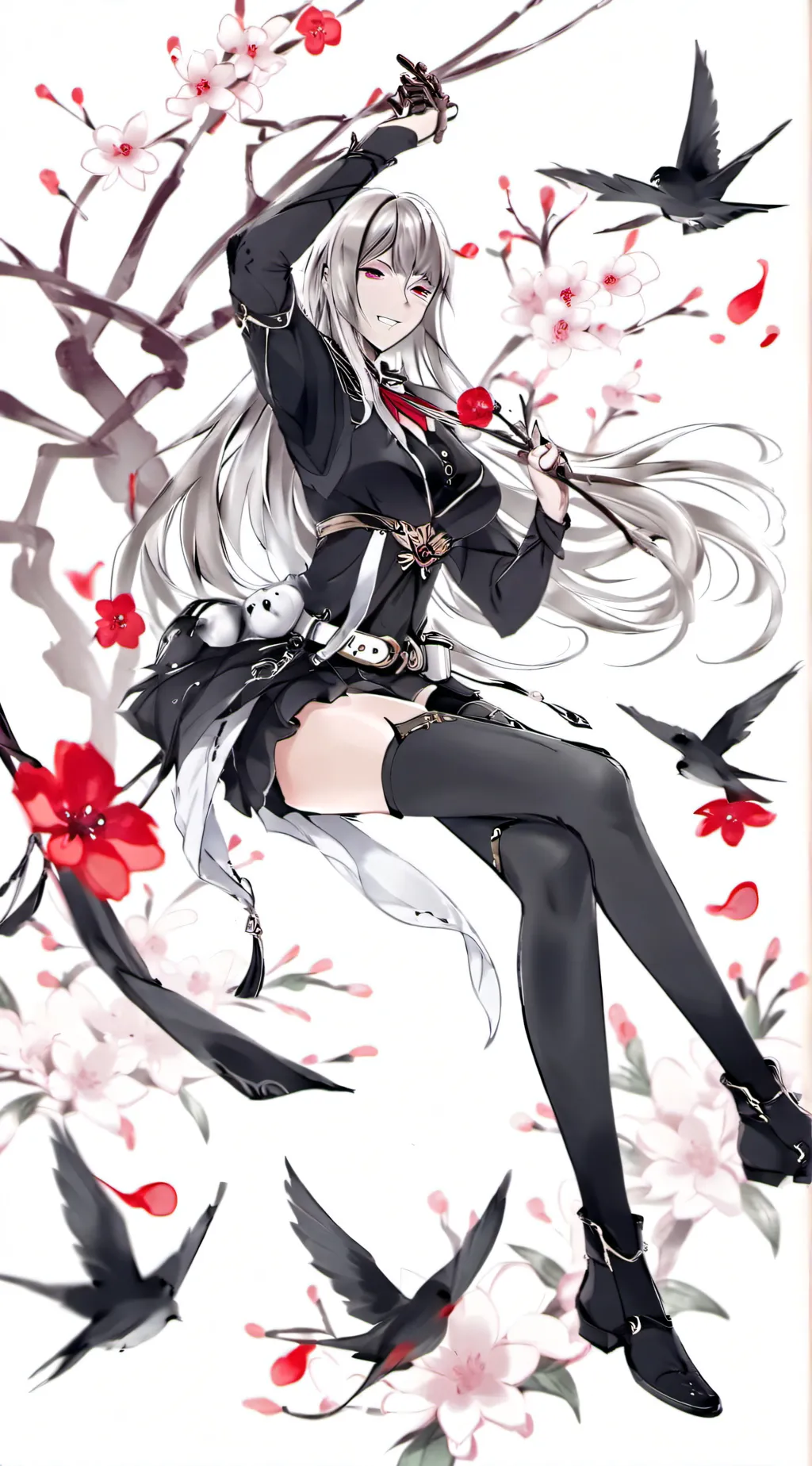 ai character: Jjk x Csm background