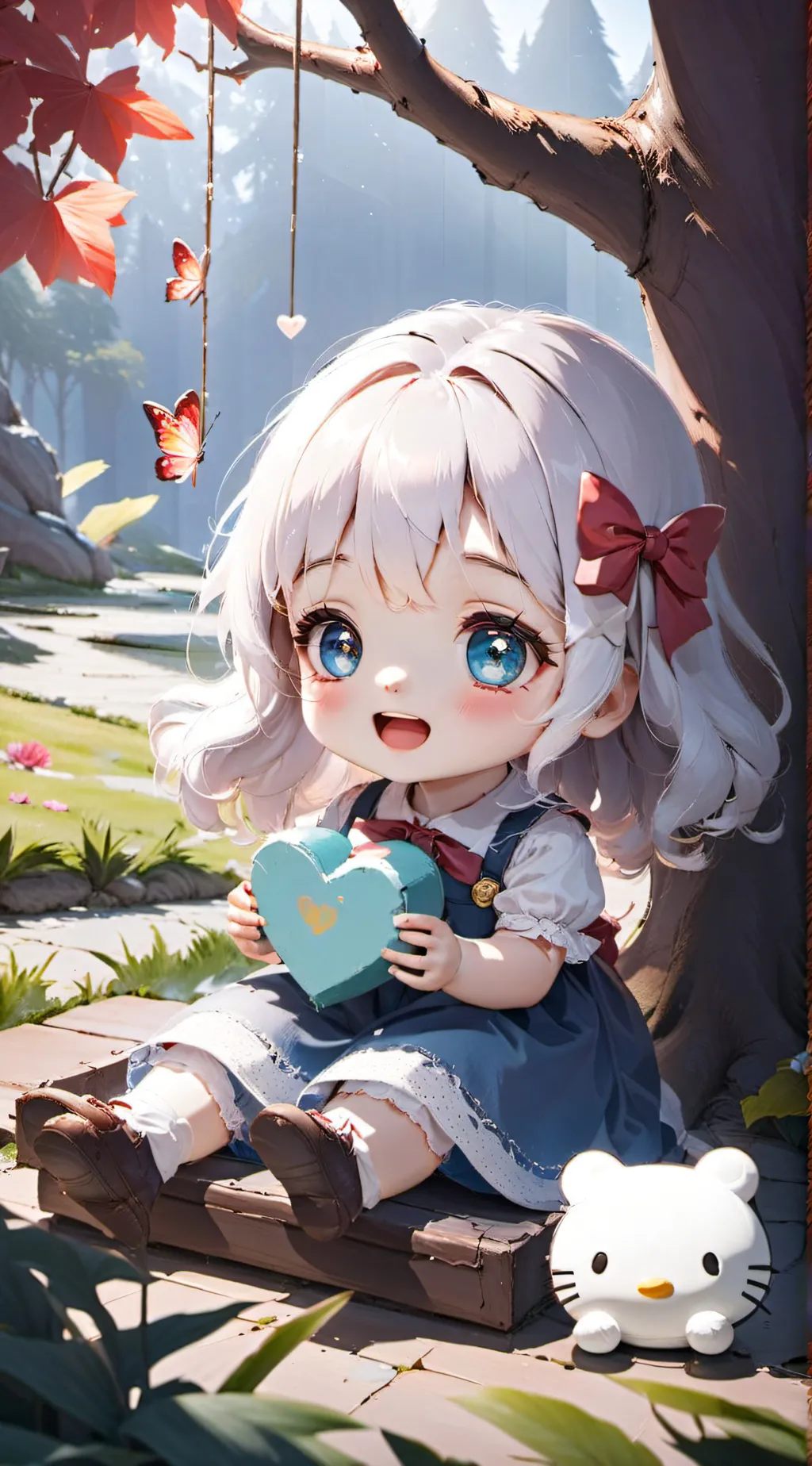 ai character: mha baby background