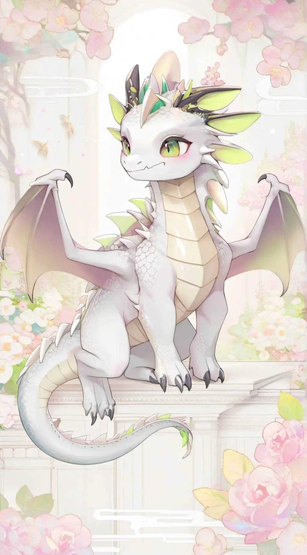 ai character: 🍵Green-tea🍵 background