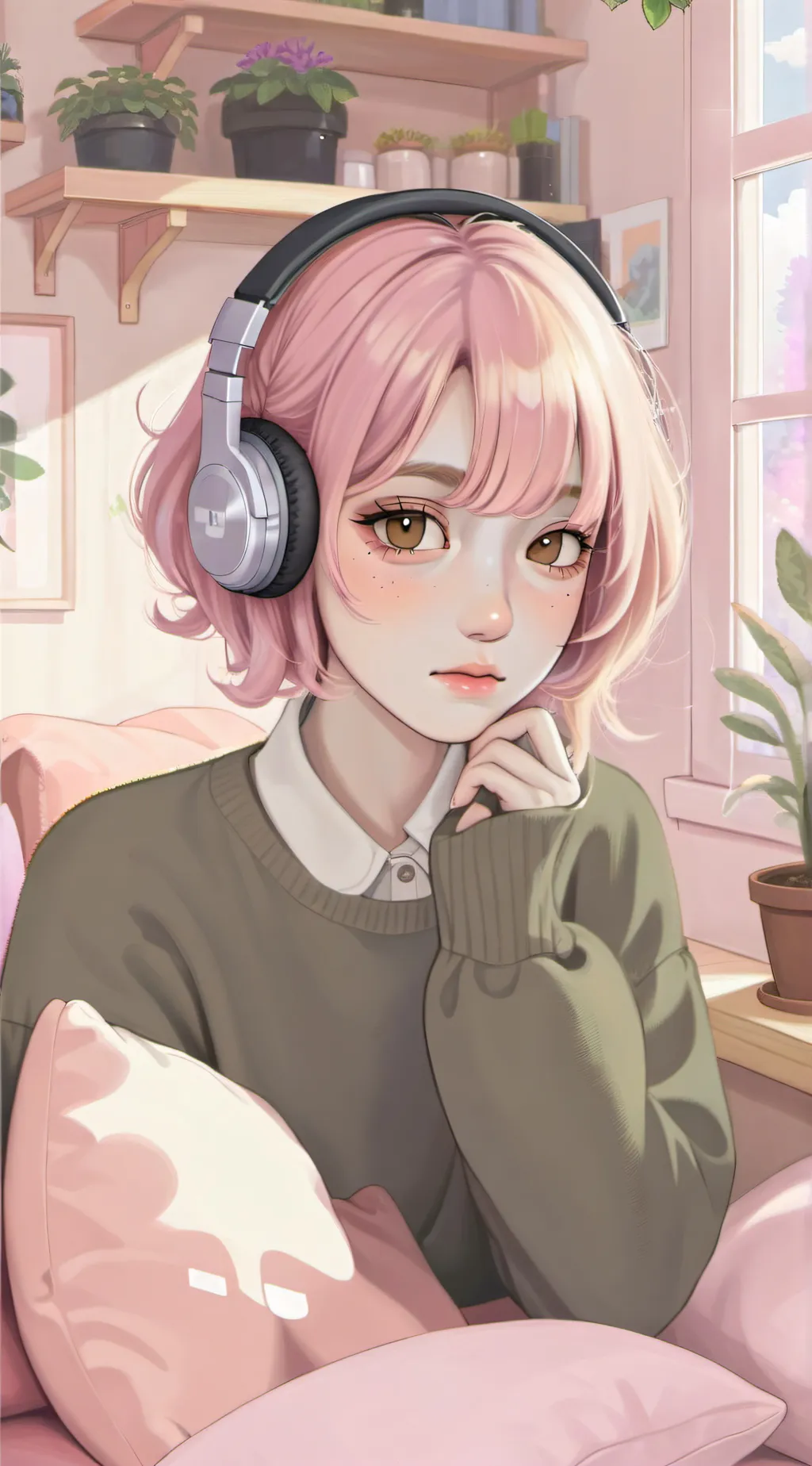 ai character: Lily  background