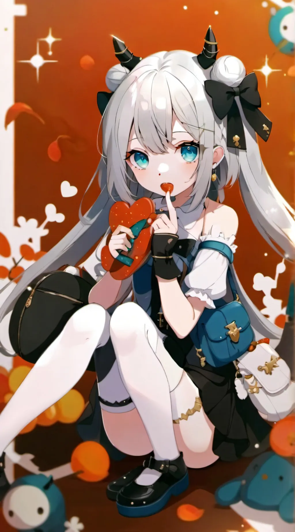 ai character: pie background