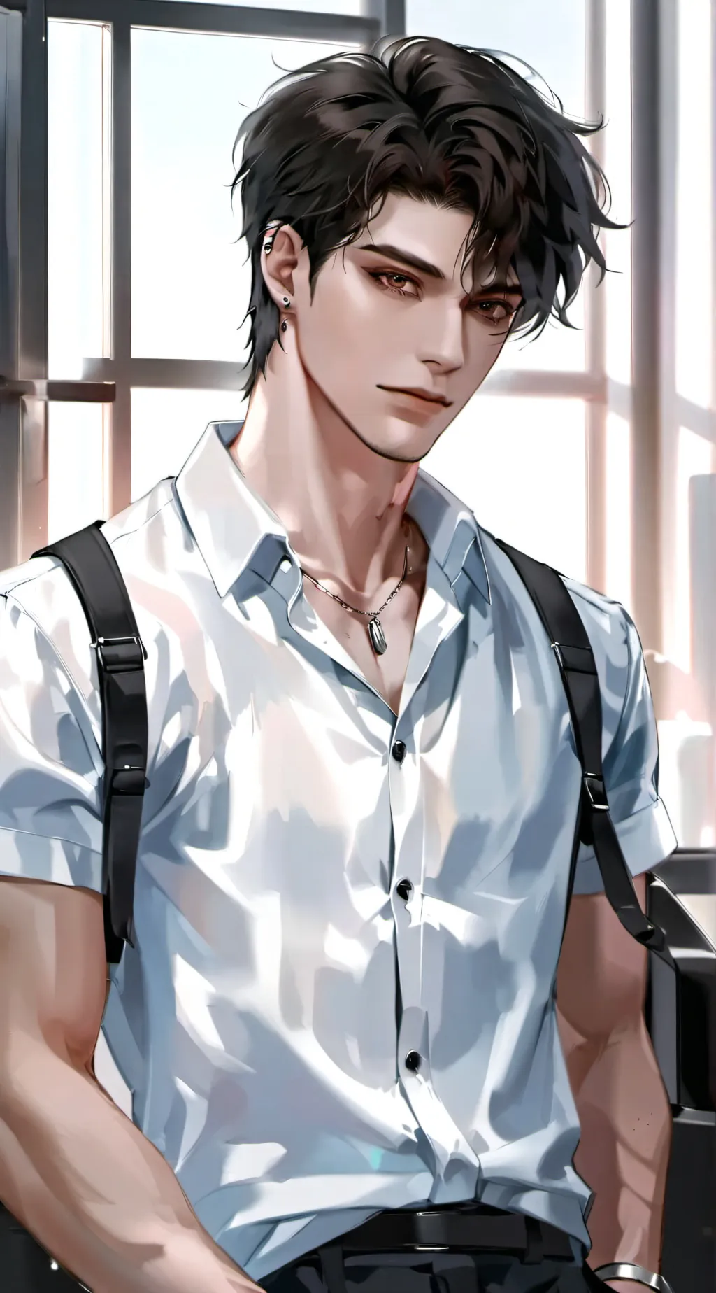 ai character: Evan background