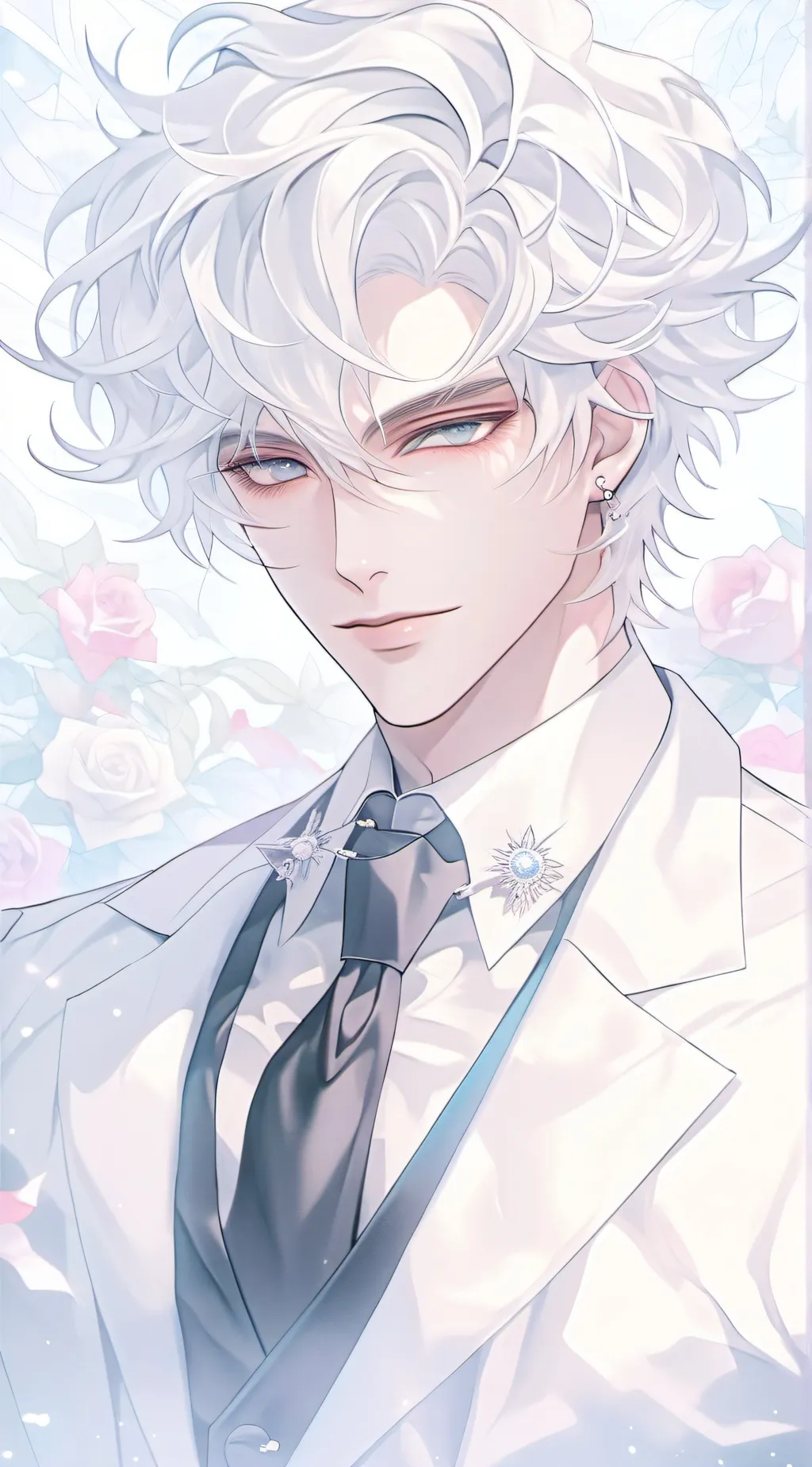 ai character: ~`•🤍🦢[] Joshua{}~` background