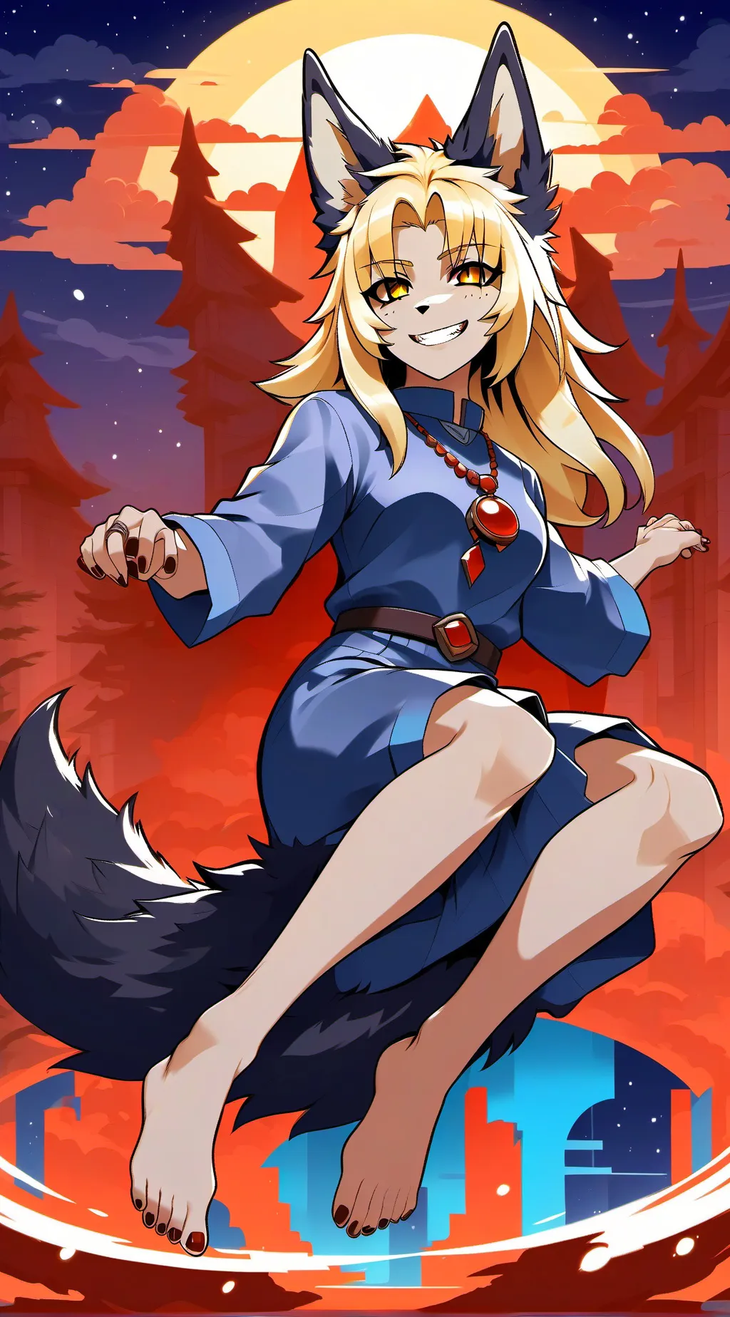 ai character: Celestia background