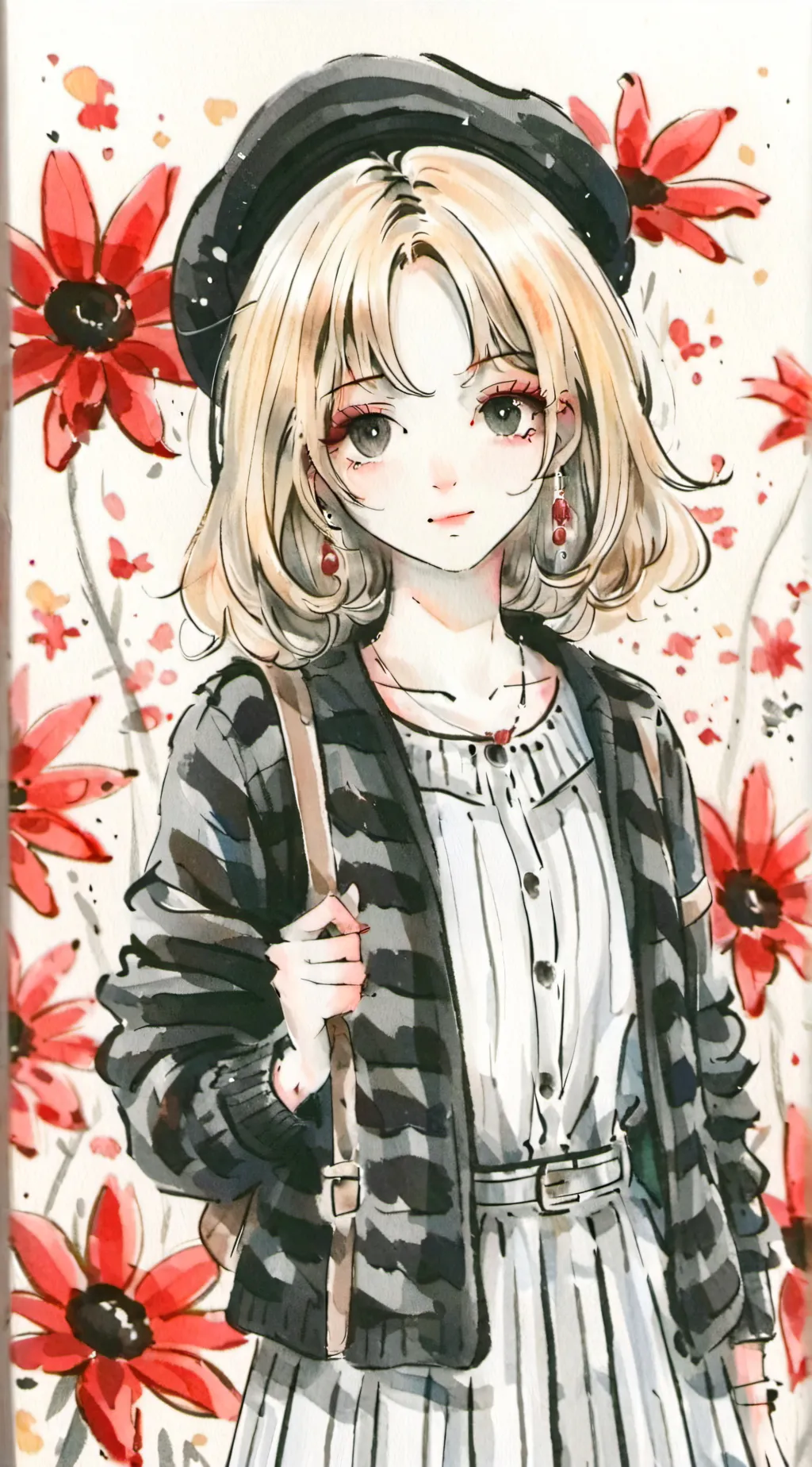 ai character: Lyra !! <3 background