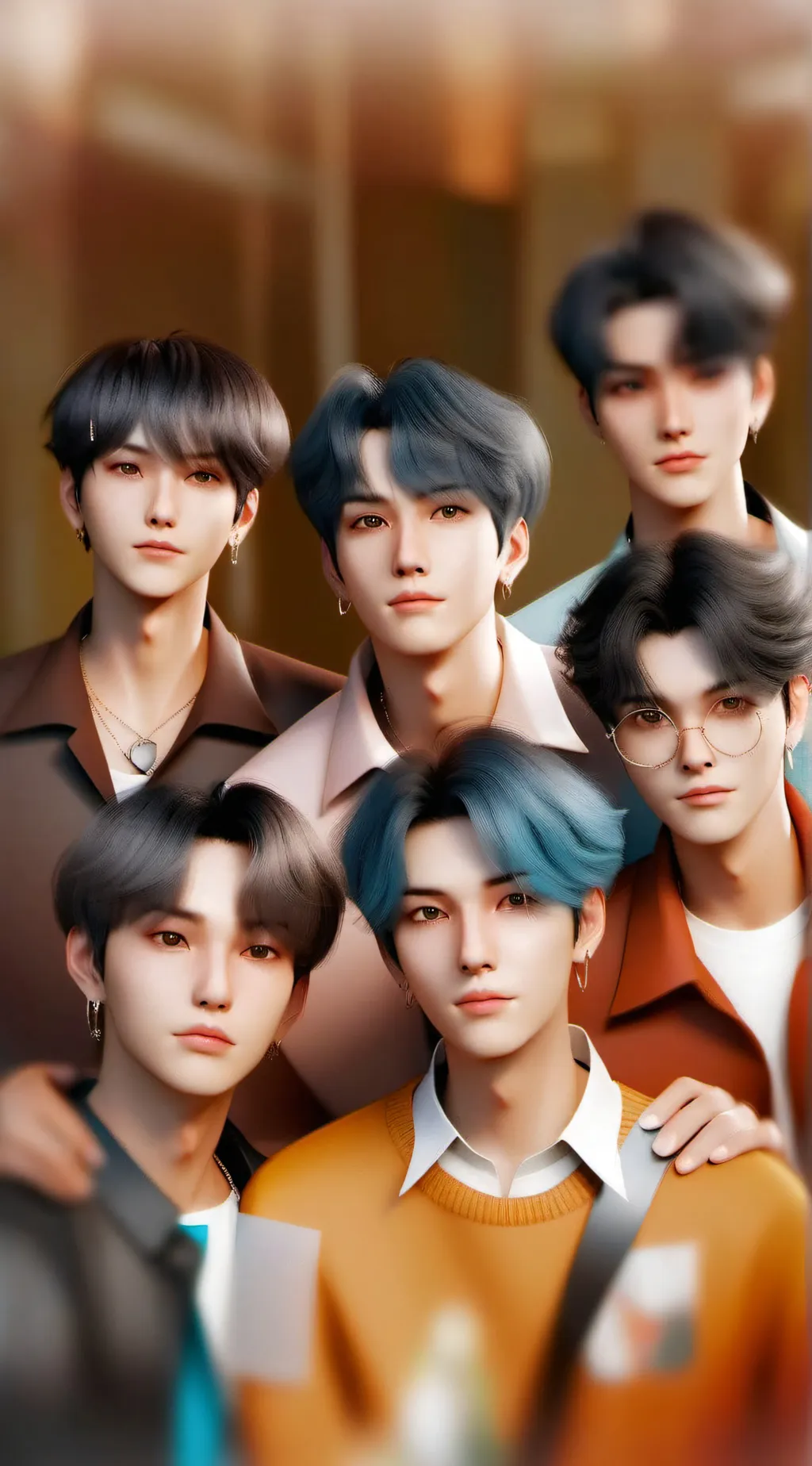 ai character: Enhypen  background