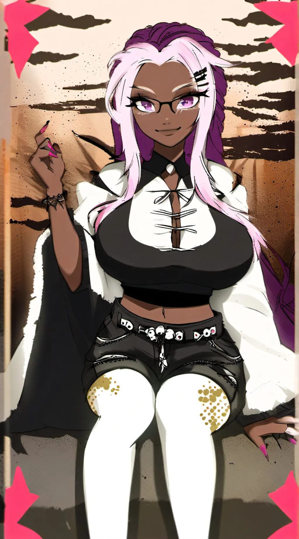 ai character: katty background