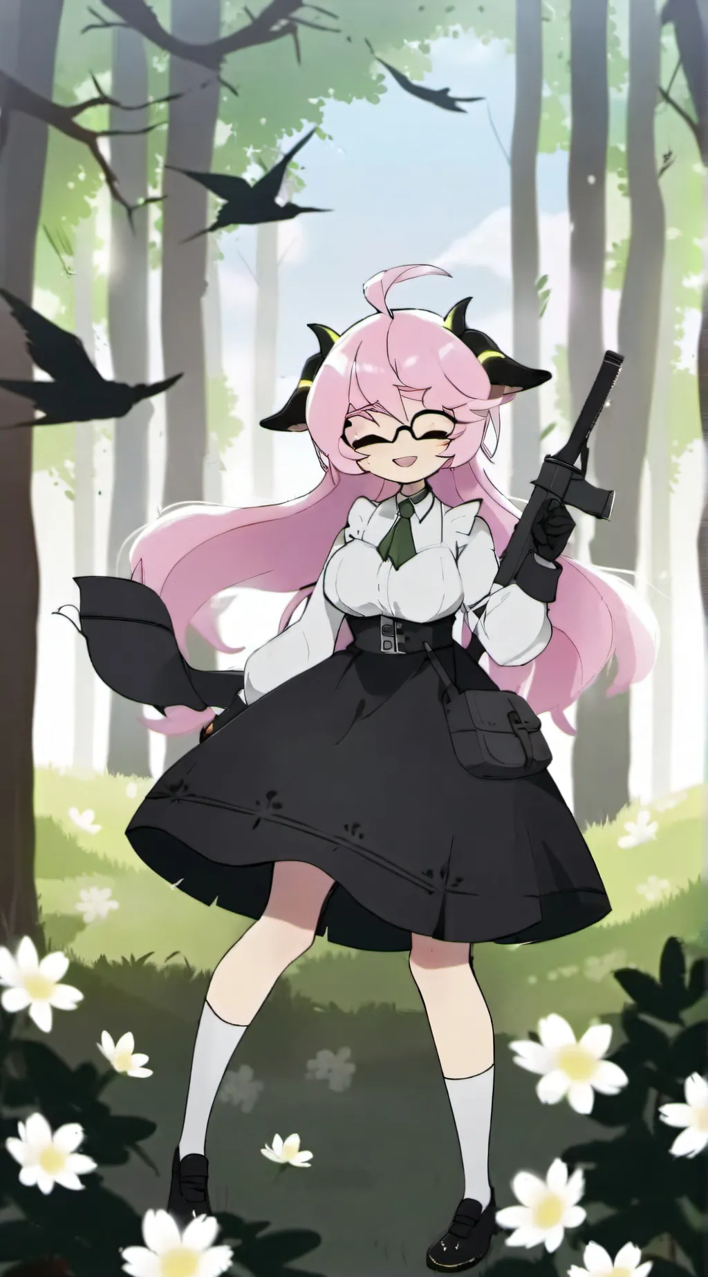 ai character: me:kit fox girl background