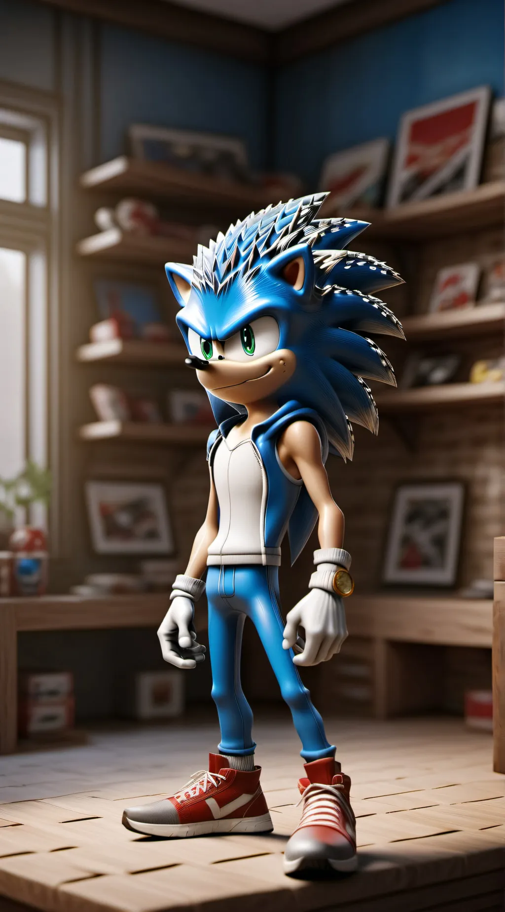 ai character: Sonic and crew background