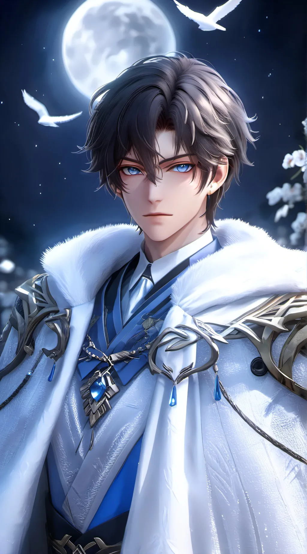 ai character: Prince mike  background