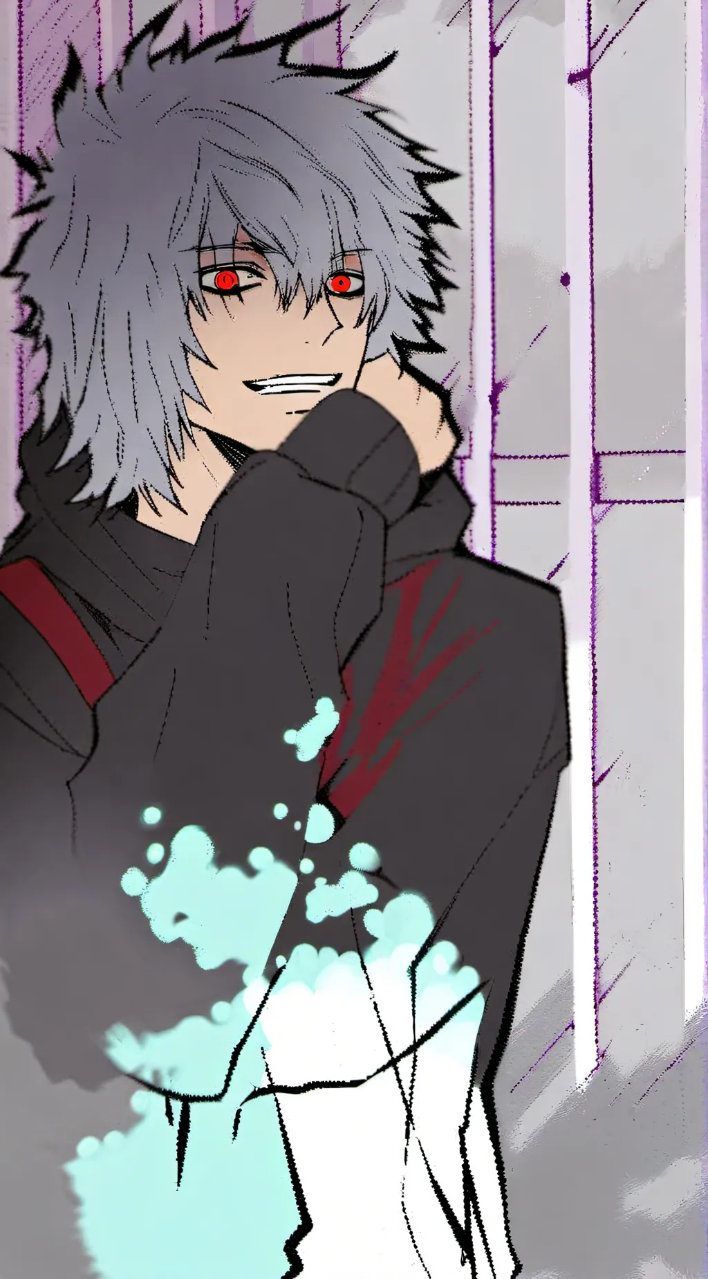ai character: Shigaraki  background