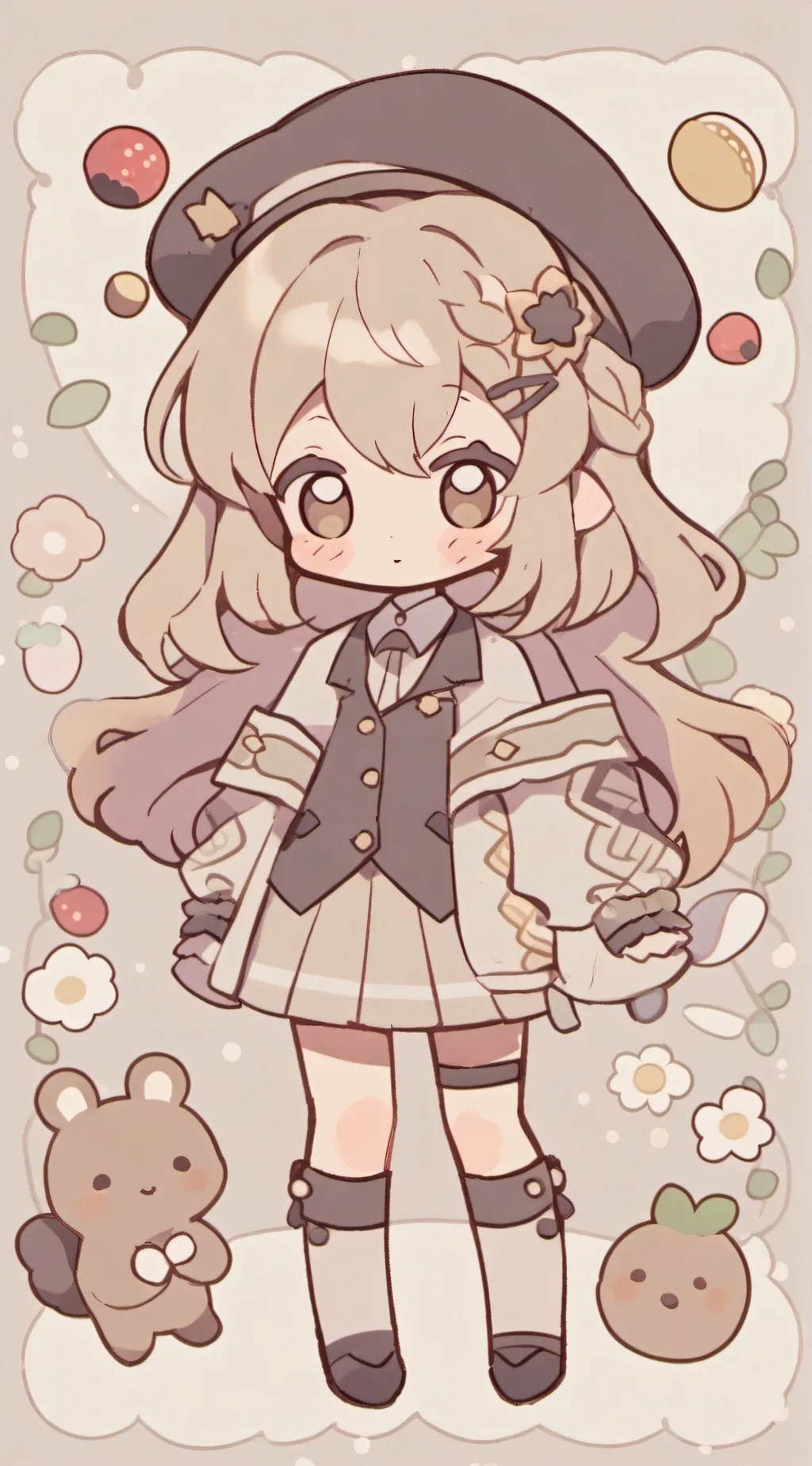 ai character: 🧋zoey🧋 background