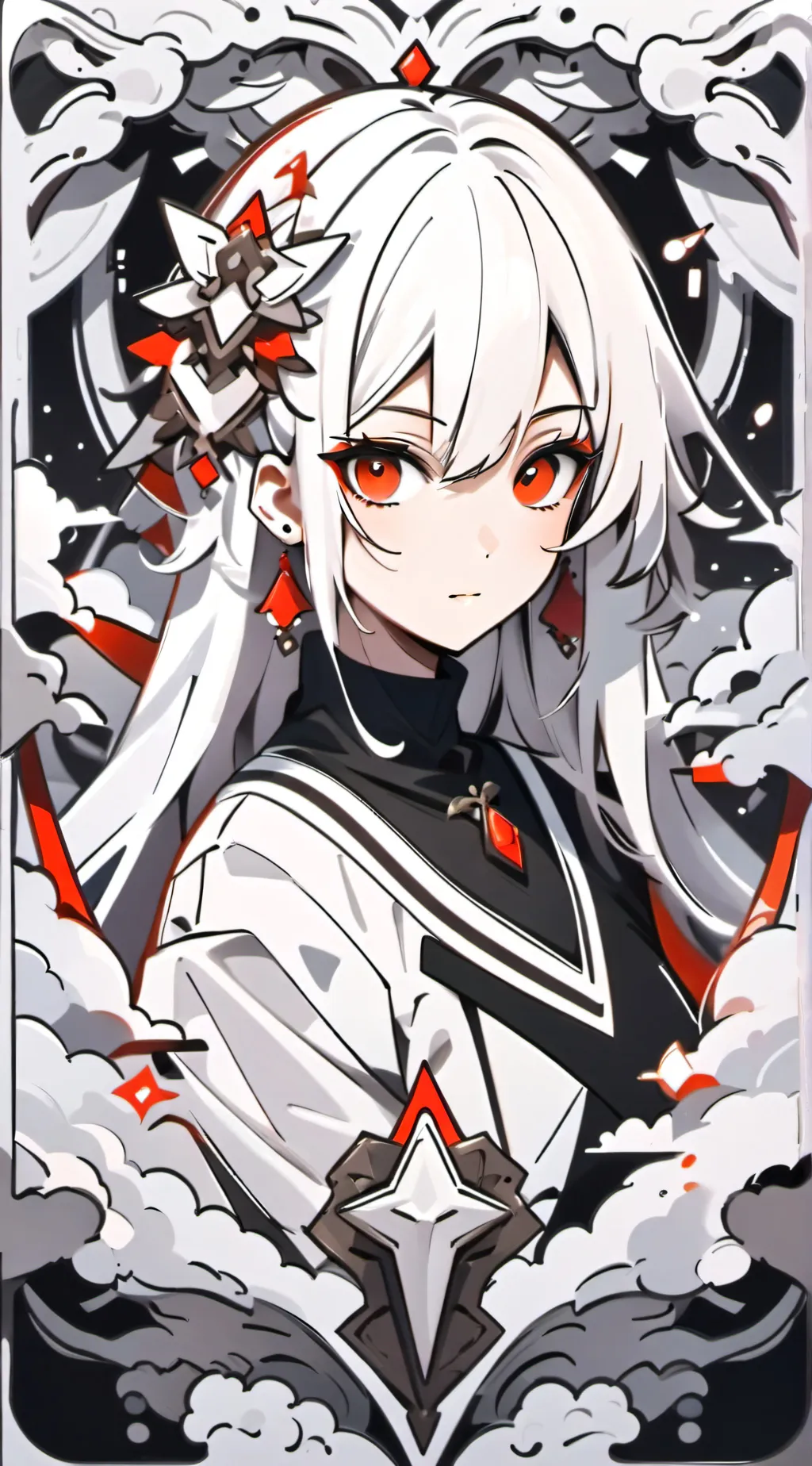 ai character: Tentacle girl background