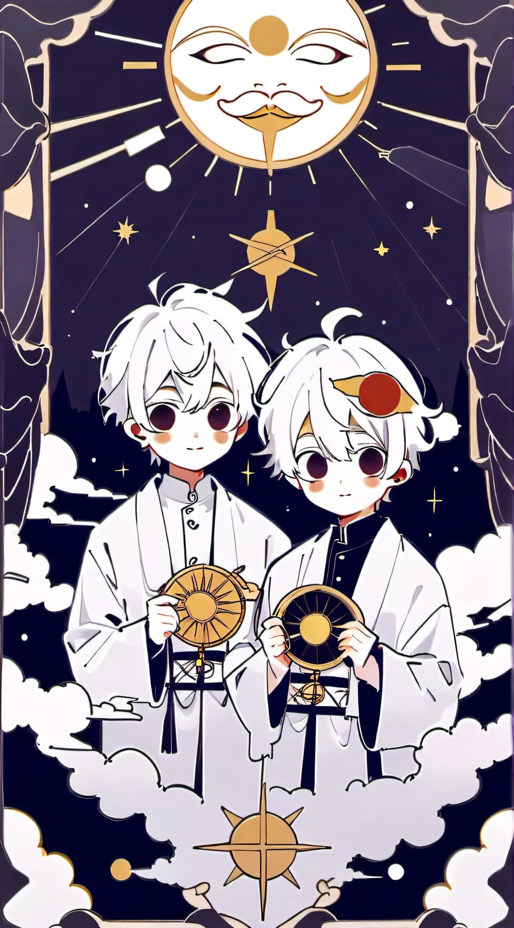 ai character: Sun and moondrop! background