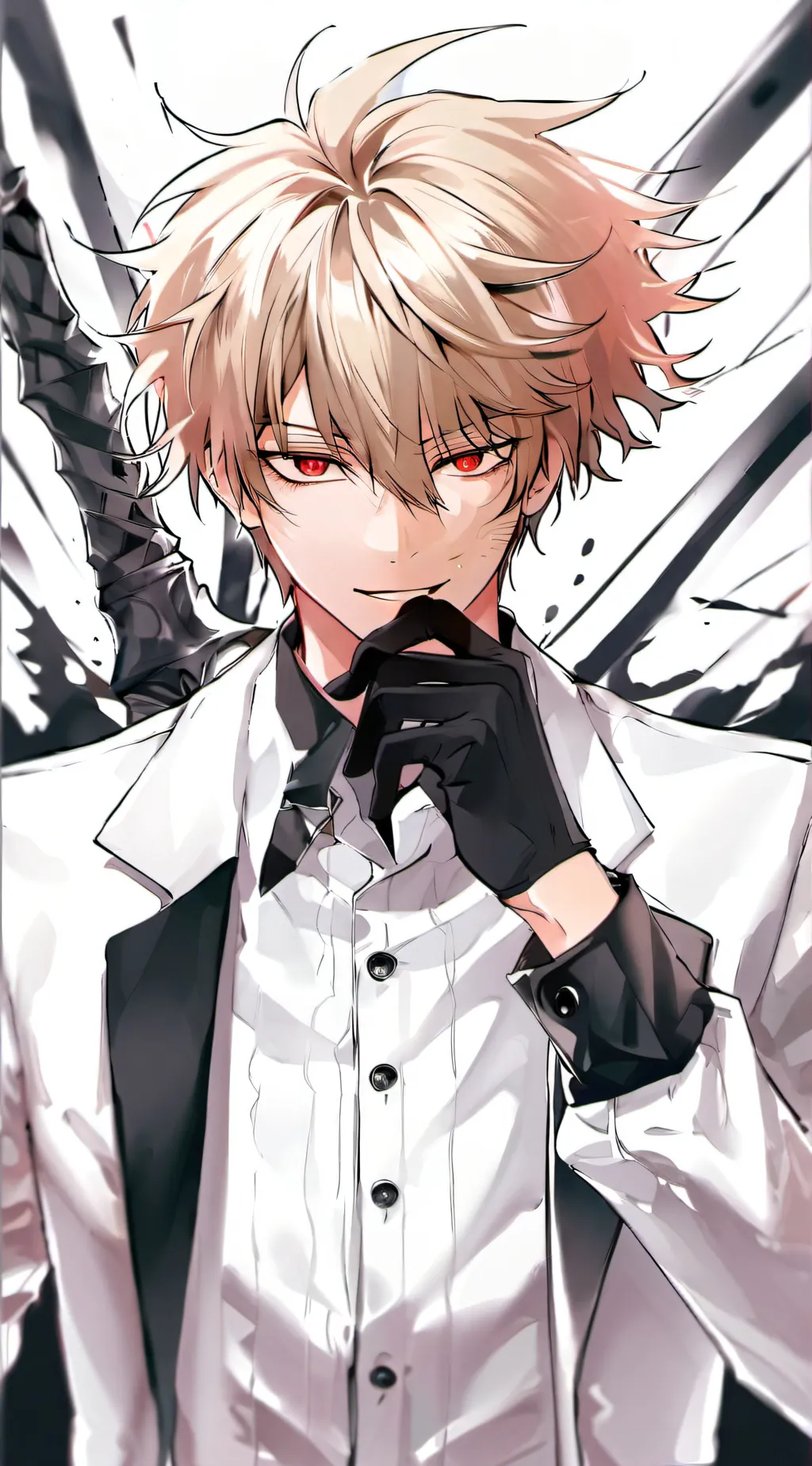 ai character: Bakugo background