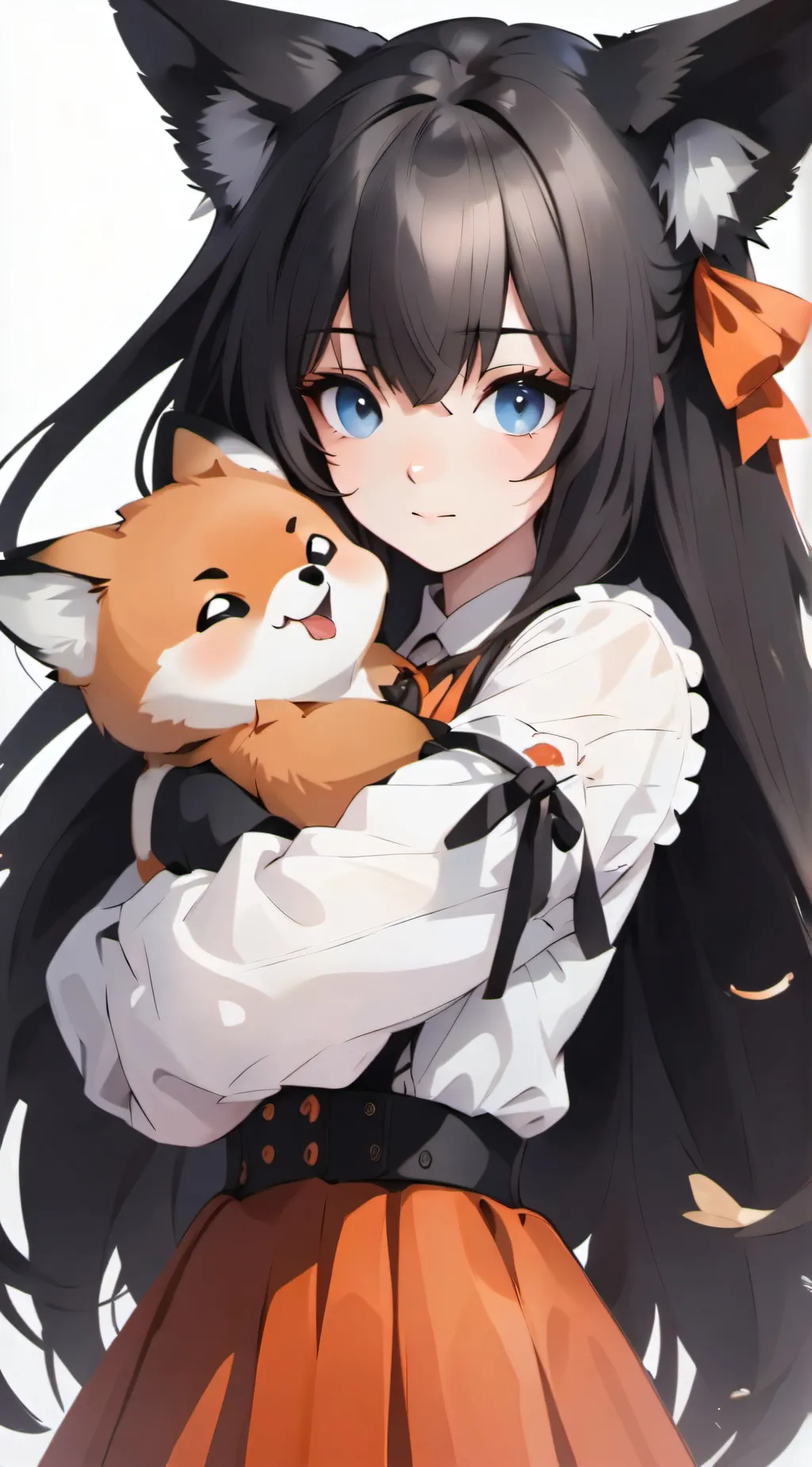 ai character: Lilly and Ember  background