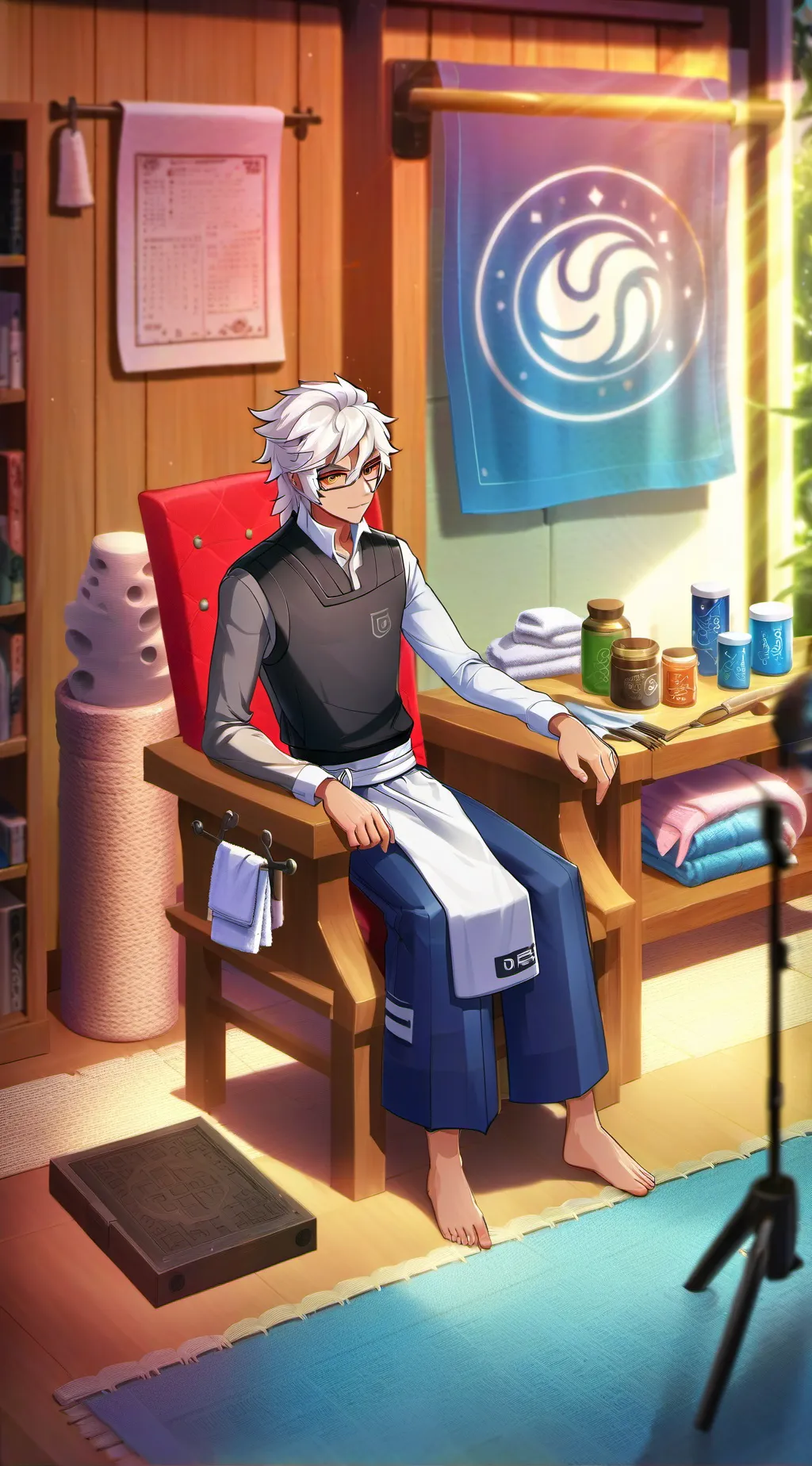 ai character: Waxer background