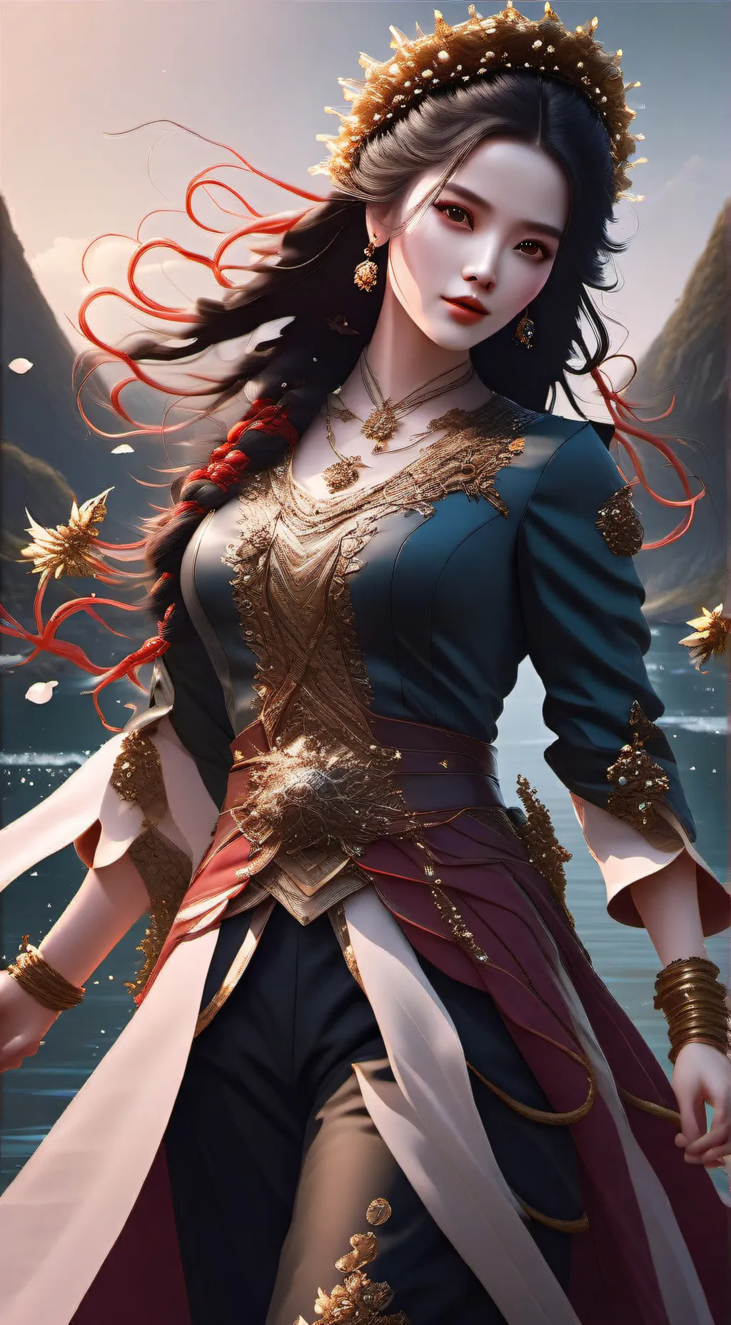 ai character: Adriana y tú background