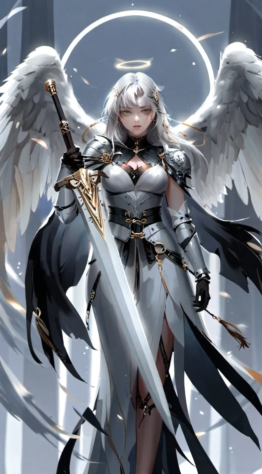 ai character: María la ángel background